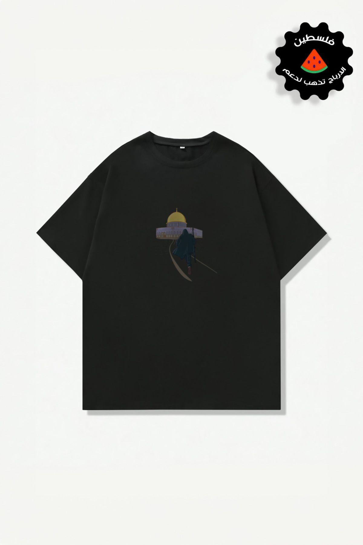 LAND MODA 1TREND Unisex Filistin Baskılı Oversize T-shirt sweatshirt koleksiyon
