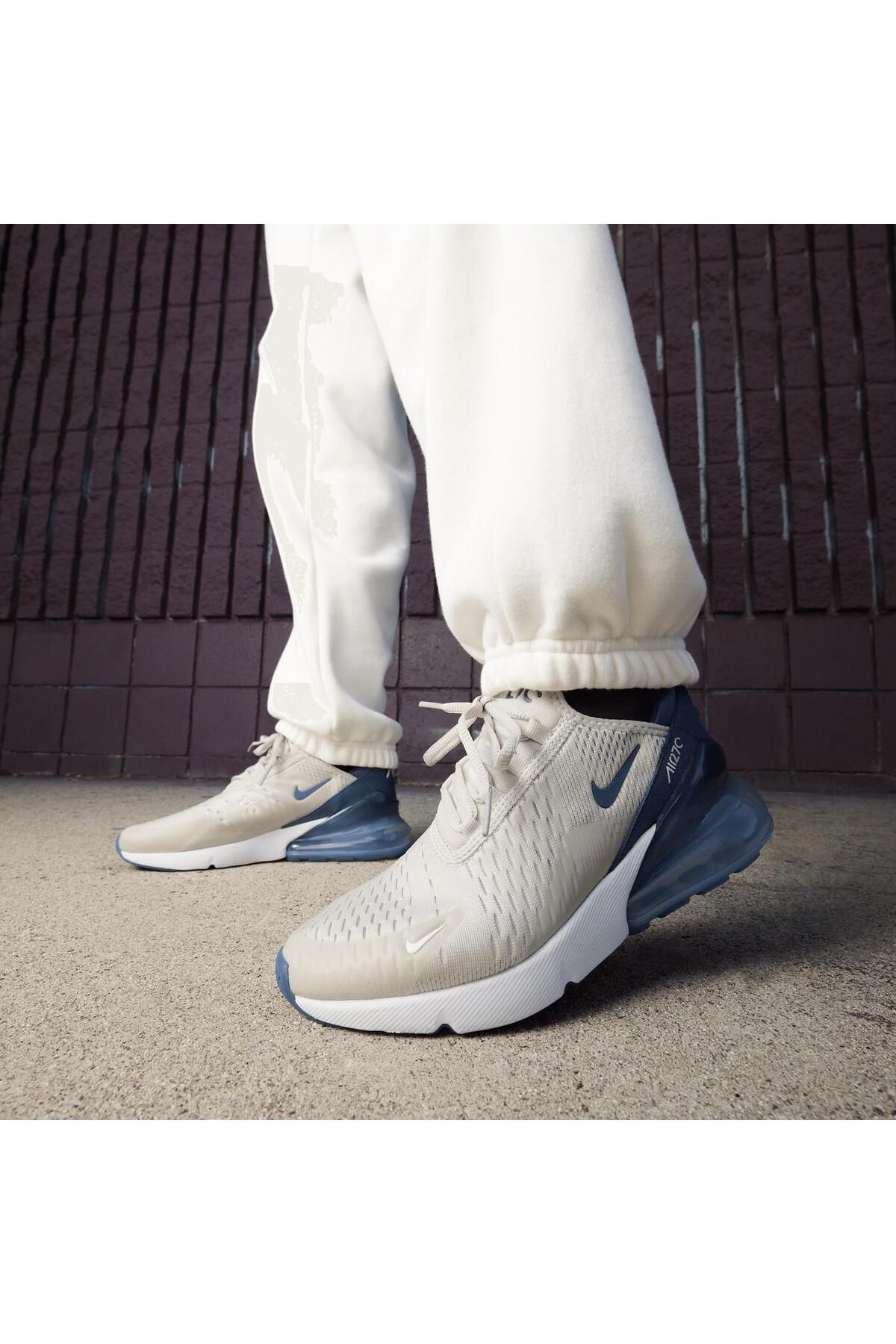 اسنیکر نود مردانه و زنانه Air Max 270 کفش پیاده روی کرم اسپرت Nike