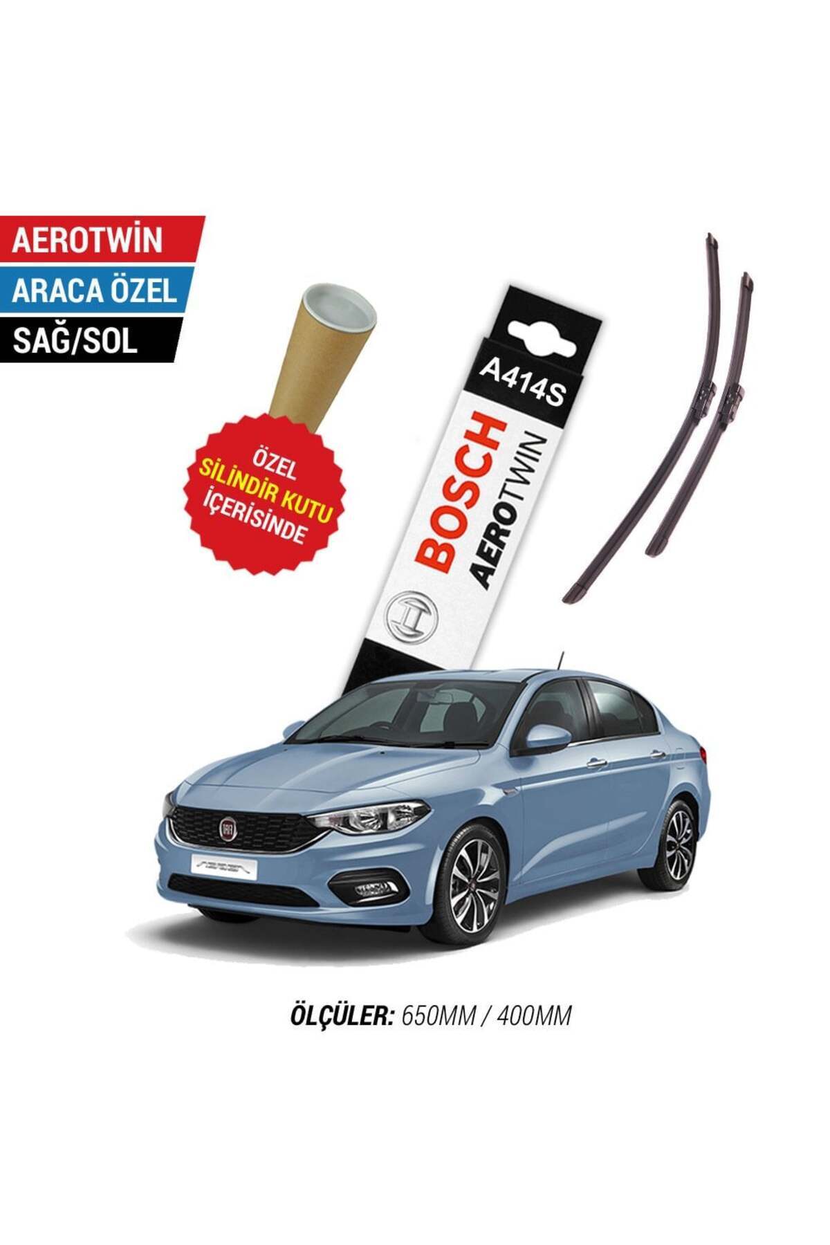 Bosch Fiat Egea Silecek Takımı (2015-2023) Bosch Aerotwin A414S
