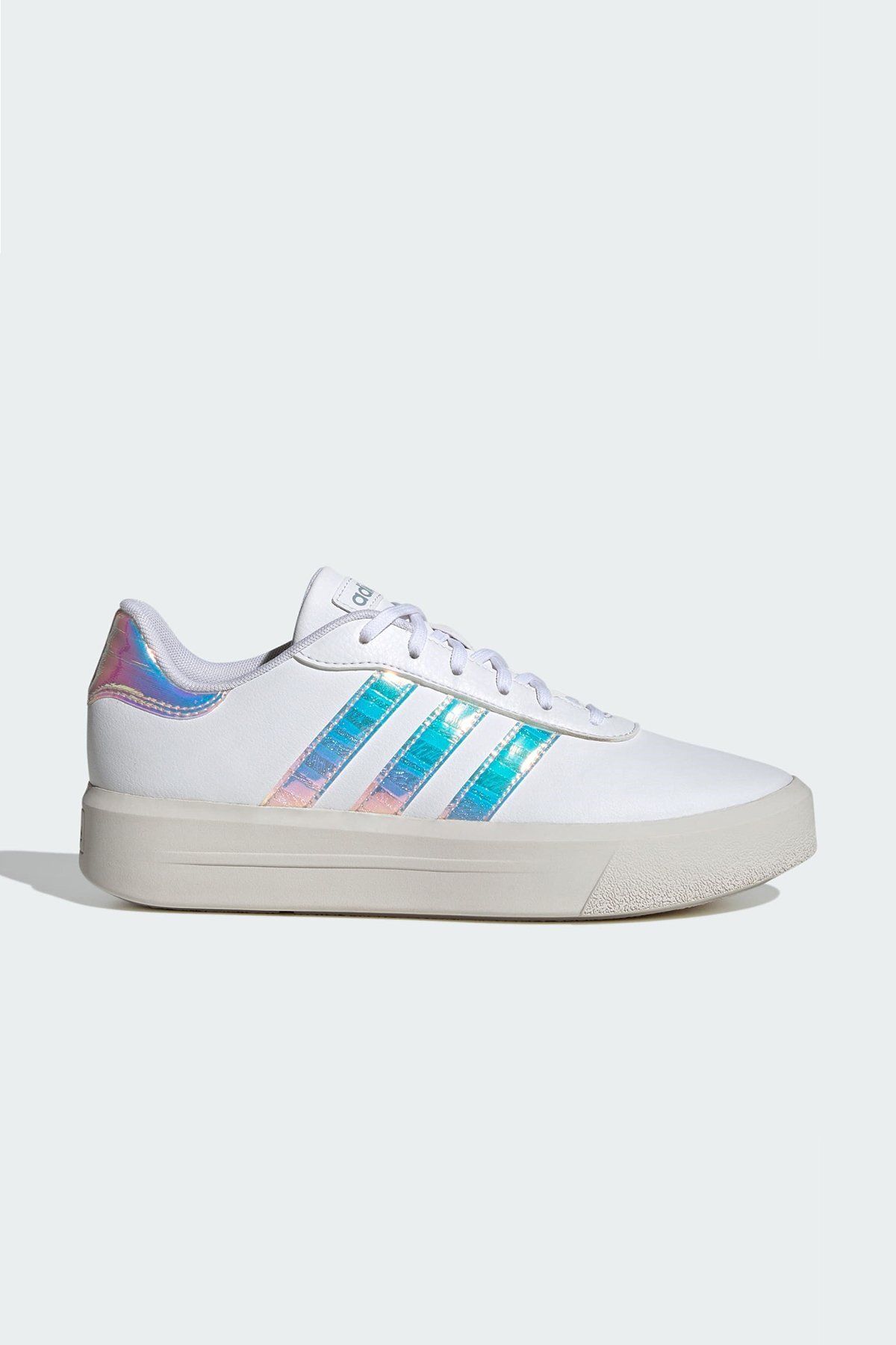 کفش پیاده روی سفید زنانه های اسکیت بورد پلتفرم adidas