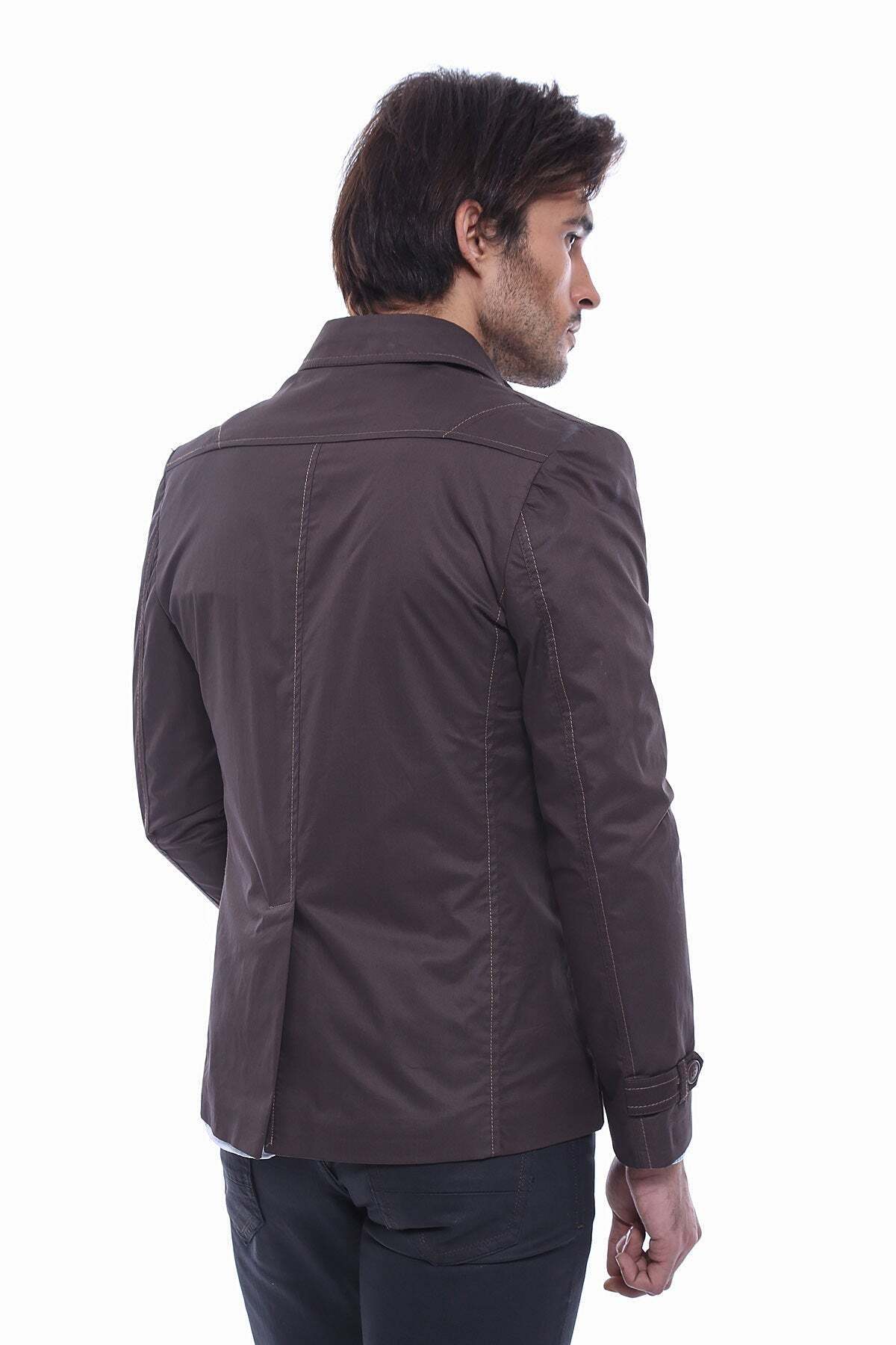 ترنچ کت مردانه ???? ?? Wessi | K-3400-505044 اورجینال - تصویر 4