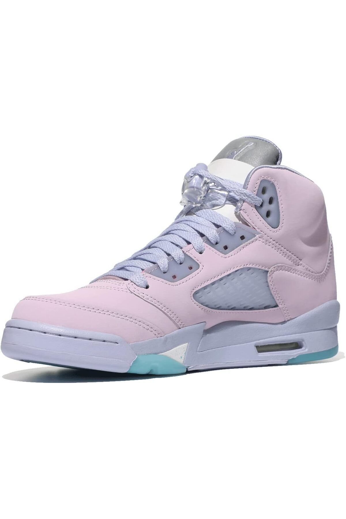 کفش بسکتبال بنفش دخترانه و بچگانه Jordan Youth Air 5 Retro GS Giz Girls DV0563 600 قالب باریک Nike
