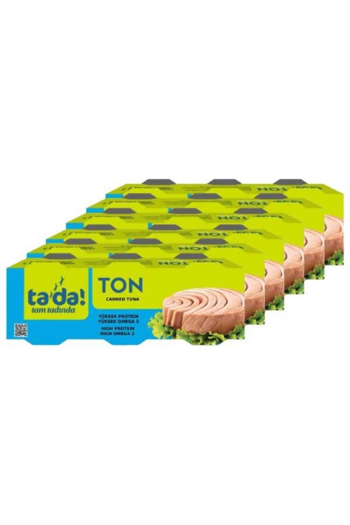 Tada Ayçiçek Yağlı Ton Balığı Konservesi 3x75 Gr (6 Adet)