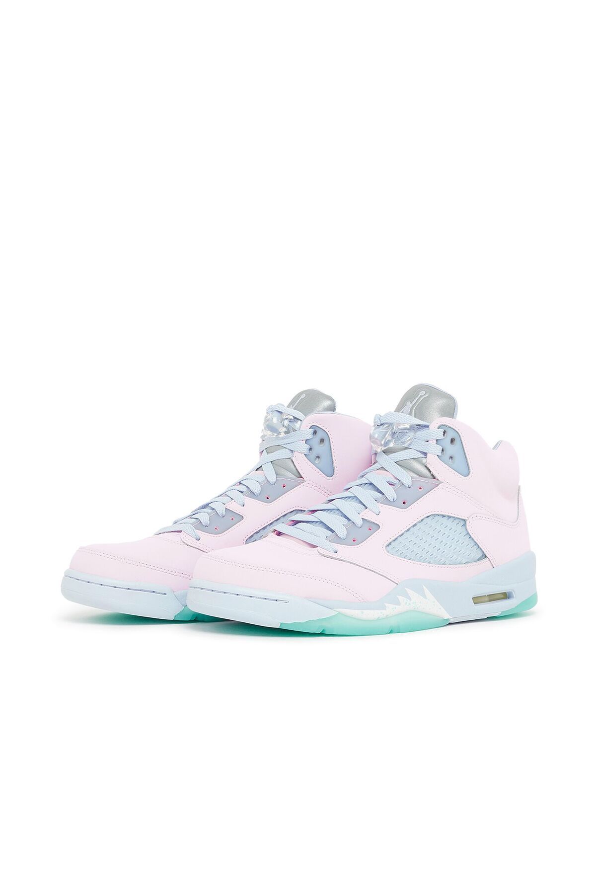 کفش بسکتبال بنفش دخترانه و بچگانه Jordan Youth Air 5 Retro GS Giz Girls DV0563 600 قالب باریک Nike