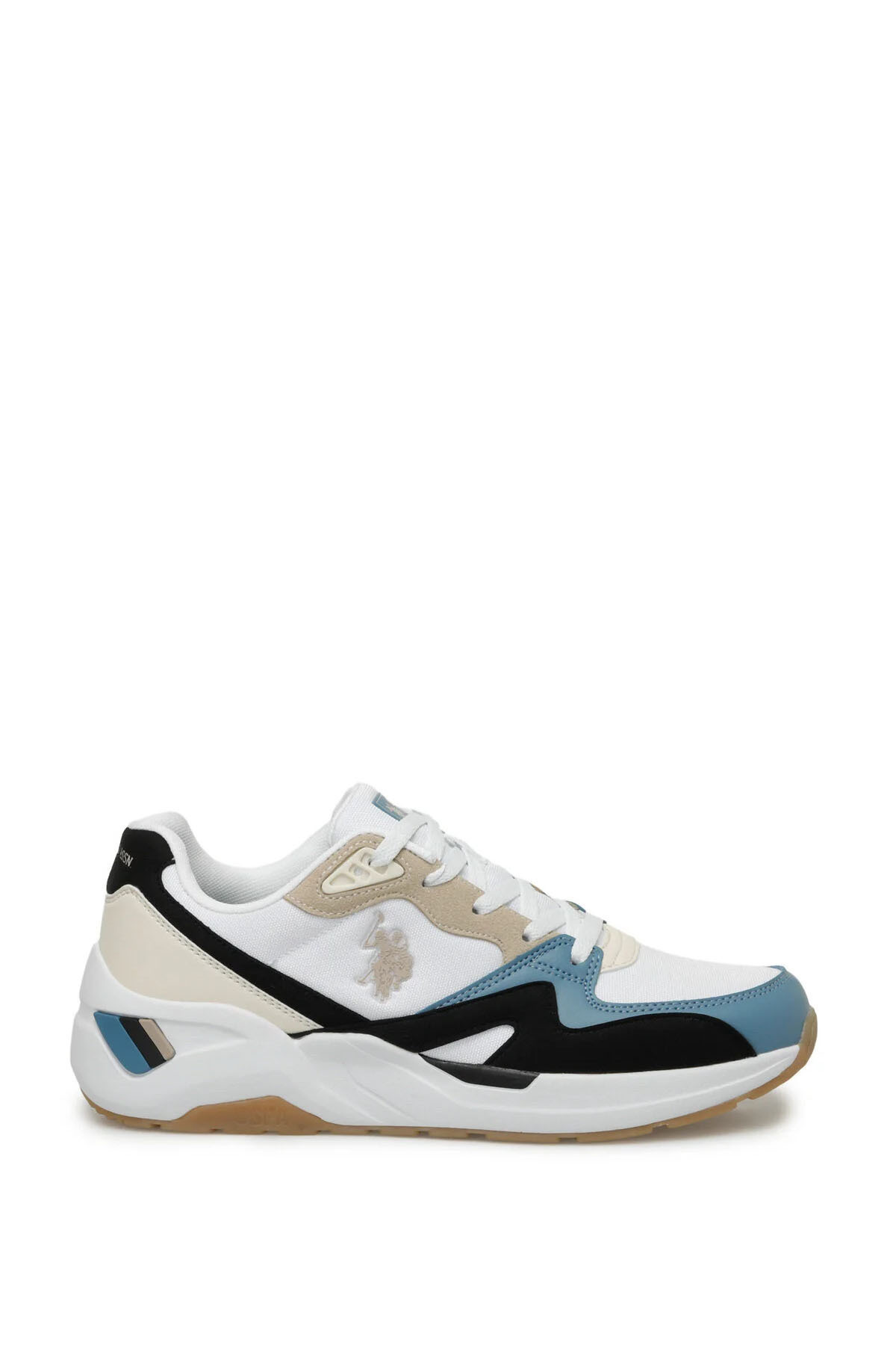 کفش کتانی مردانه آبی سرمه ای-آبی-قرمز-آبی