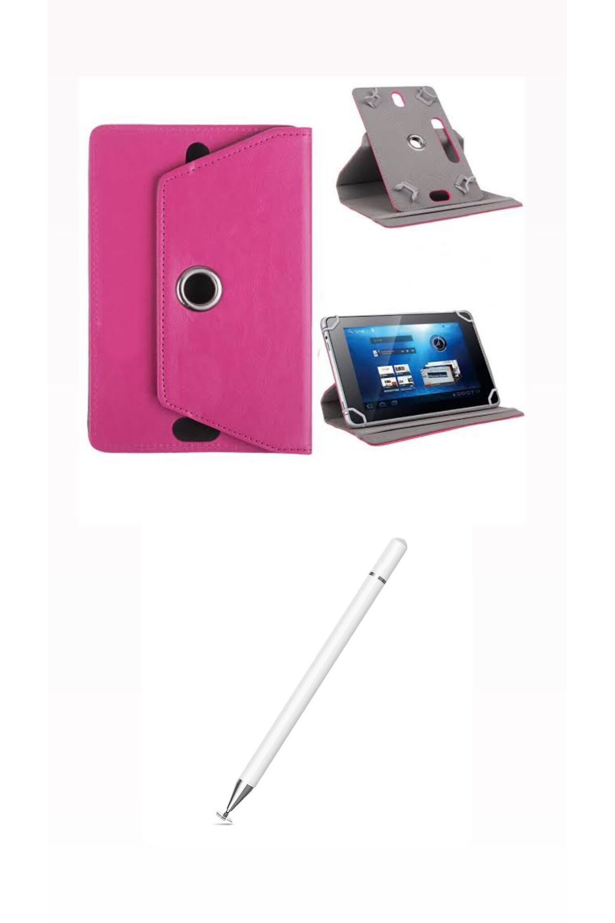 corcishop-Acer Iconia Tab P10 - 10.4 Case Universal with Stand Touch Pen Stylus 1