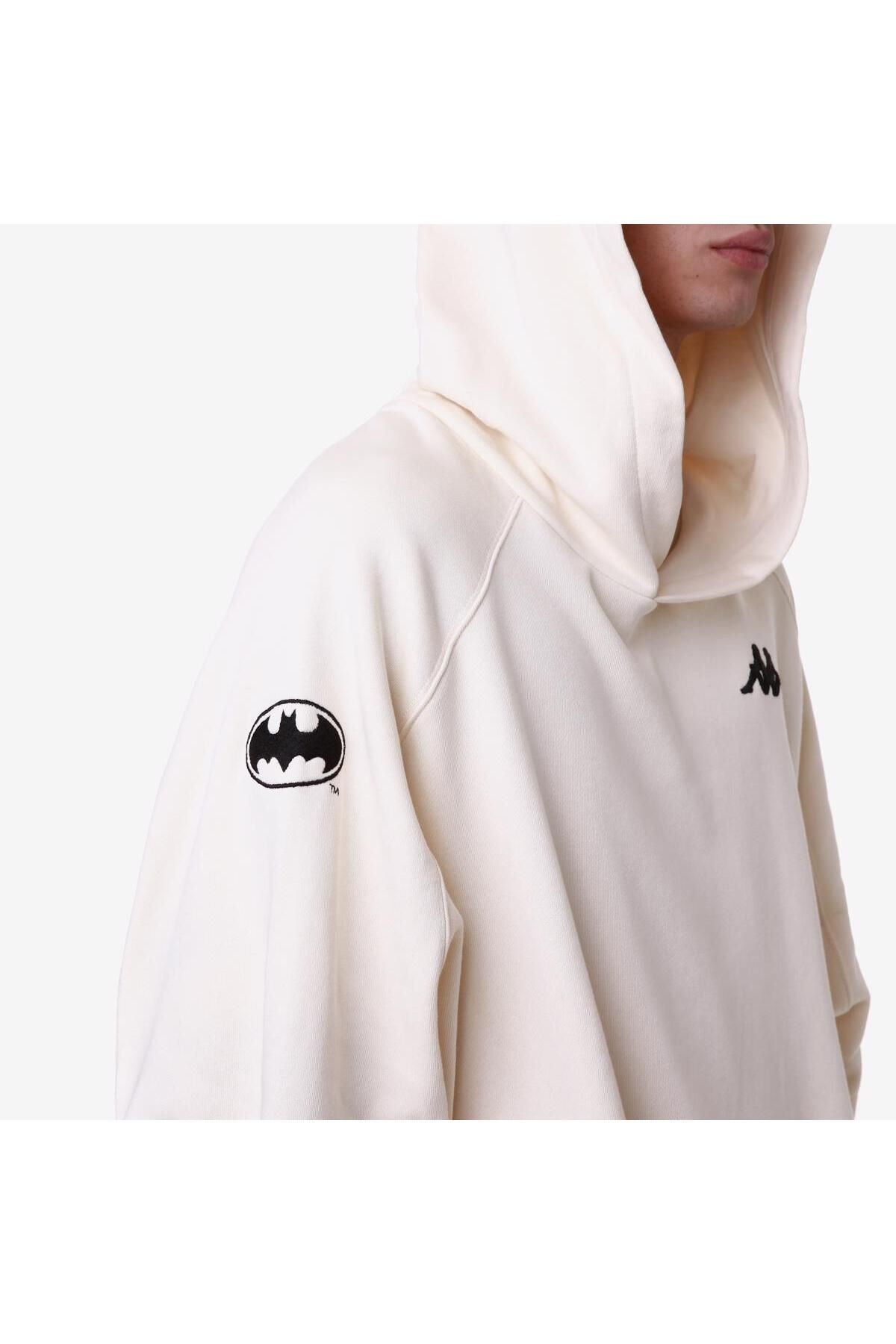 سویشرت مردانه Outhentic Zeus Warner Bros بتمن Ecru Oversize Fit Sweatshirt Kappa