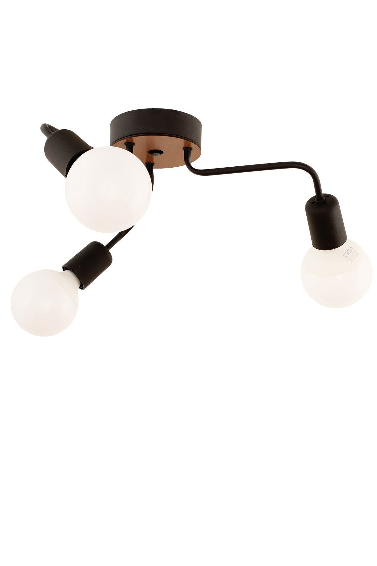 Octopus 3-Piece Modern Black Chandelier
