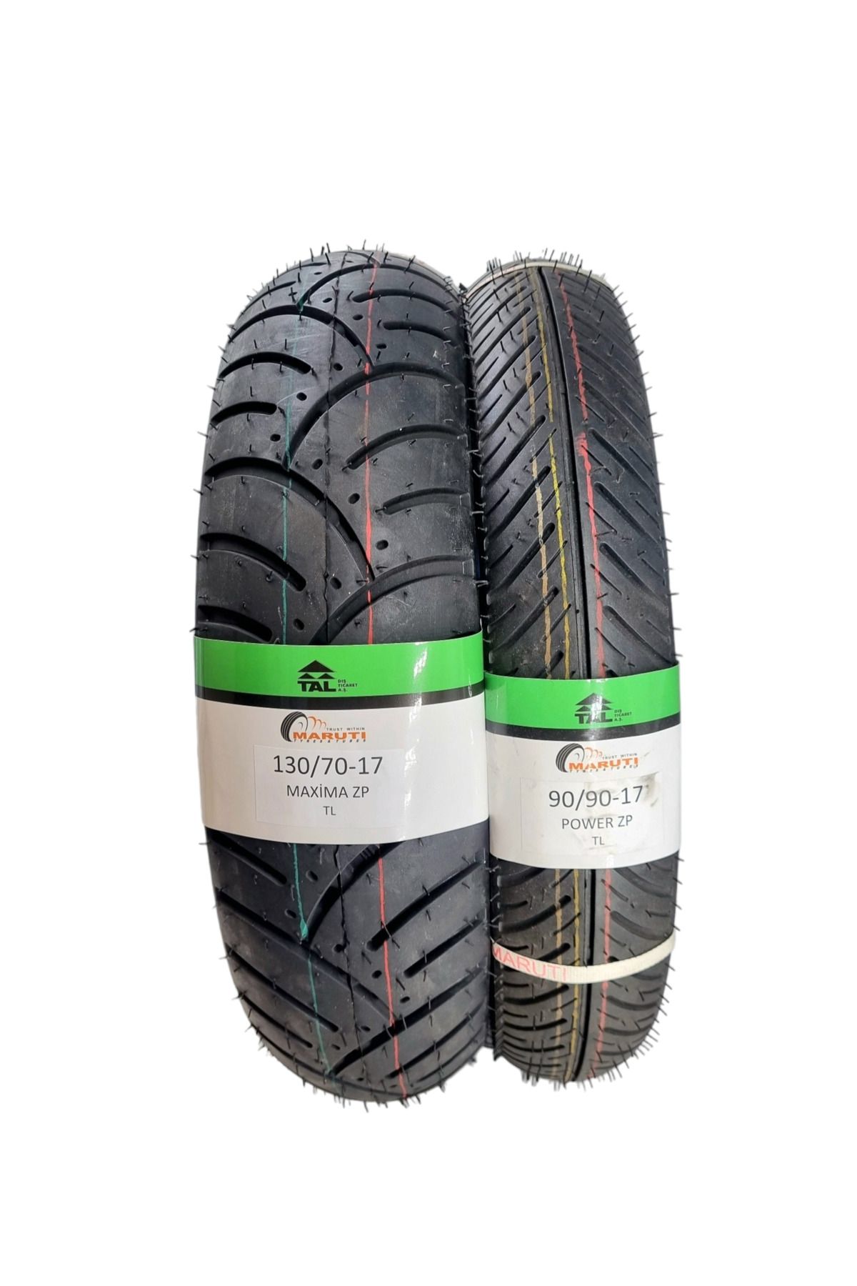 MARUTİ TYRES Mondial 125 Drift L CBS ÖN/ARKA SET 130/70-17 (TL) VE 90/90-17 (TL) POWERSET03