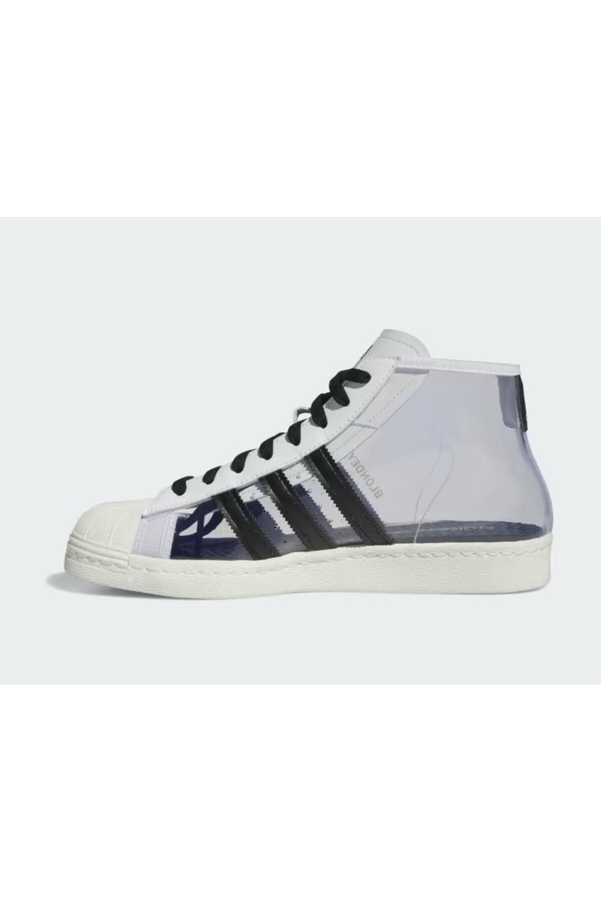 کفش دو و تمرین سفید مردانه زنانه كفش كتانى يونيسكس اسپرت مدل Koleksiyon Superstar BLONDEY PRO MODEL adidas