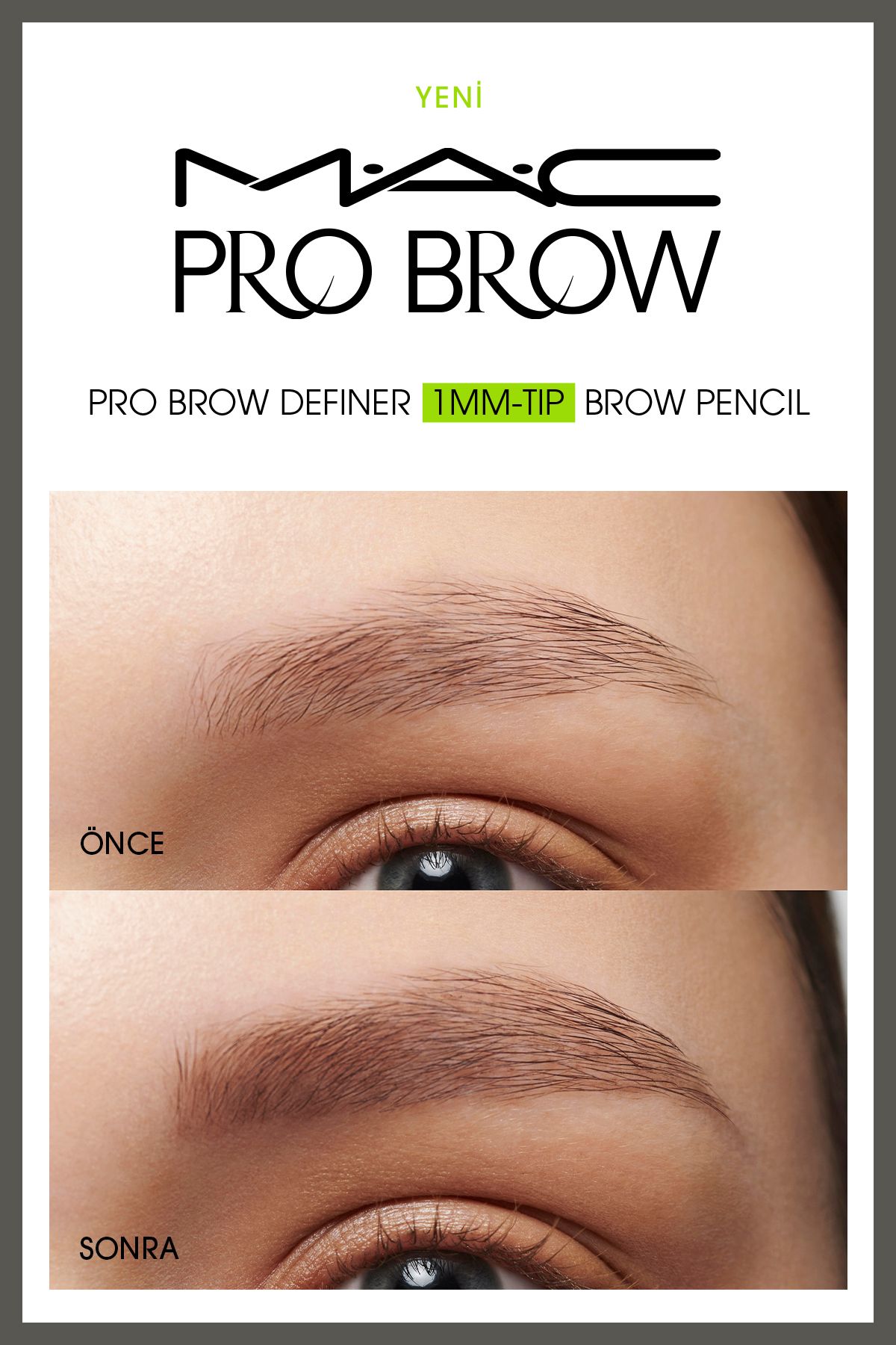 مداد ابرو 1 میلی متری M·a·c Pro Brow Definer - Taupe 0.3 G Mac