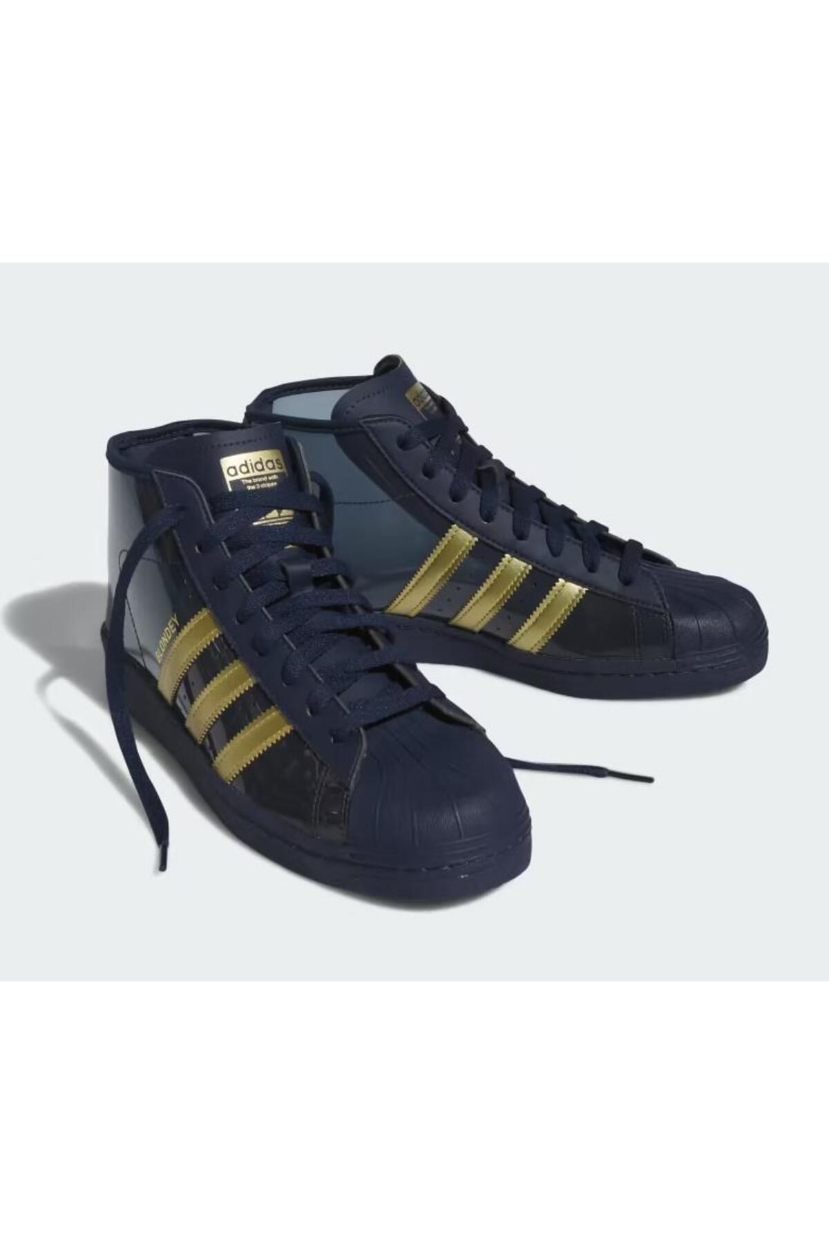 Adidas pro model black and gold top