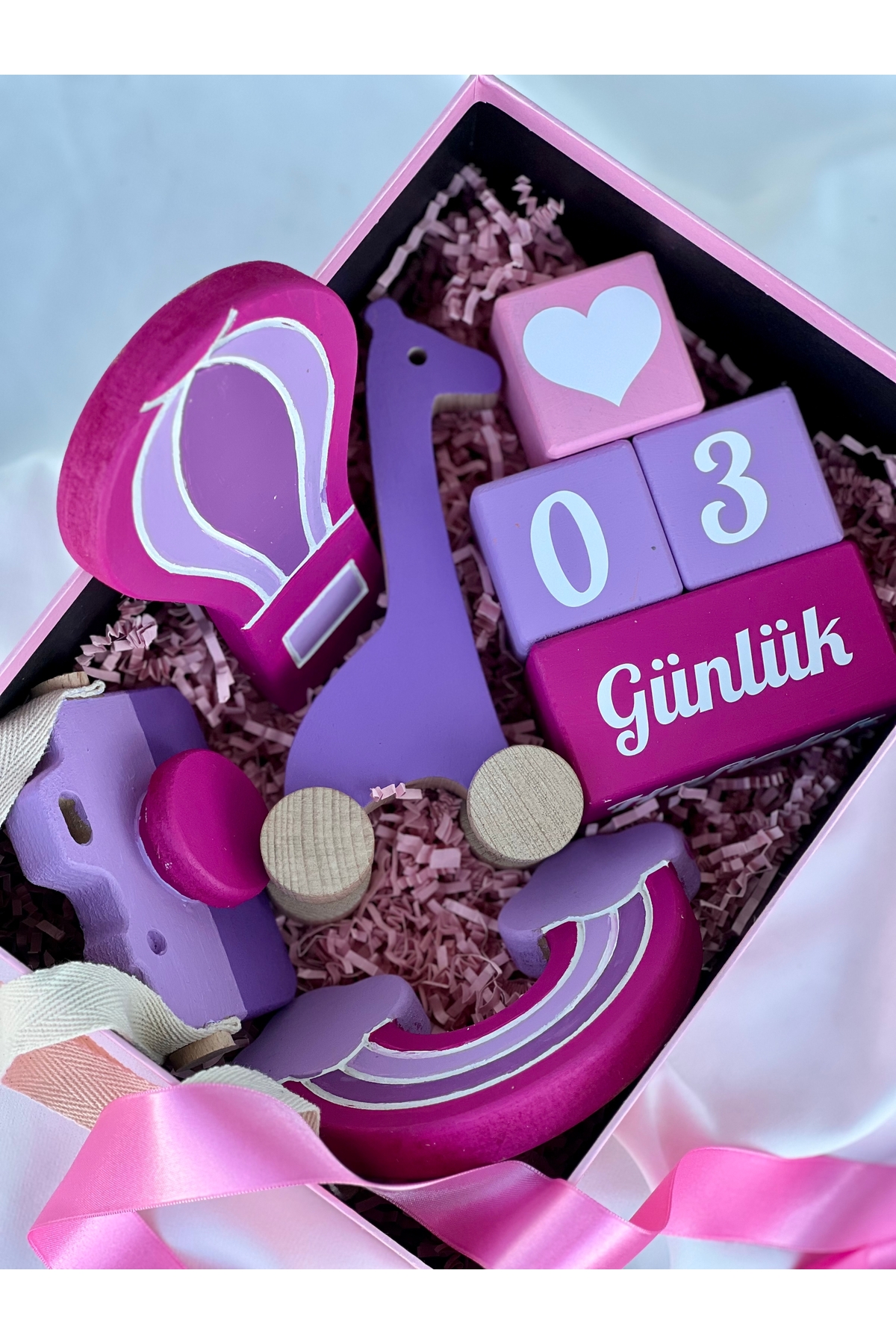 4 objeli bebek çekim aksesuar dekor bebek anı küpü bebek hediyelik
