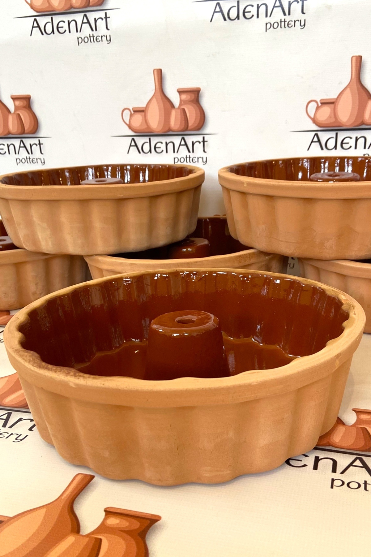 AdenArt Toprak Sırlı Kek Kalıbı 28x7 cm Fiyatı, Yorumları - Trendyol