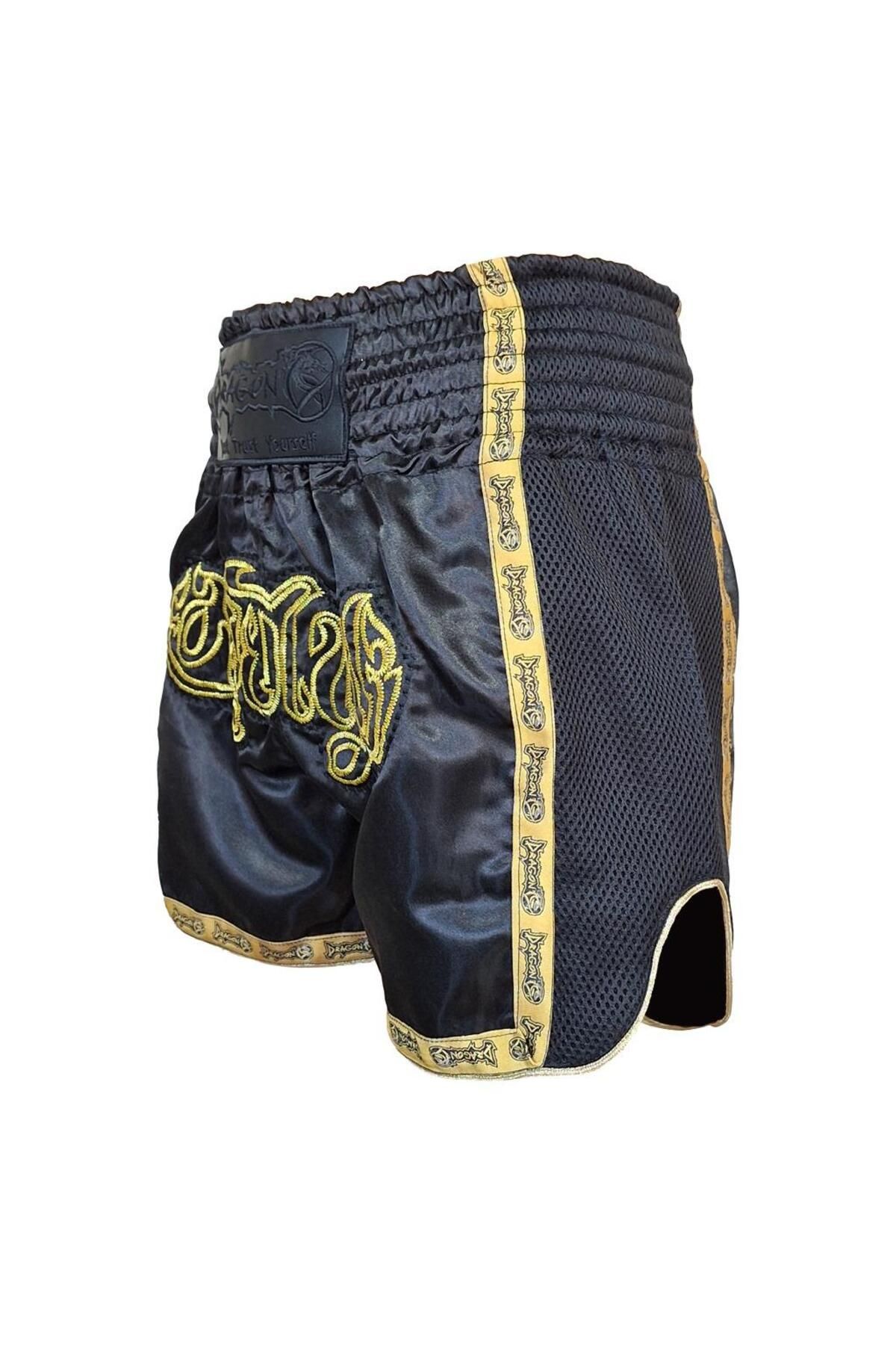 Dragondo-MT3090 Muay Thai Shorts Embroidered Muay Thai Shorts 3