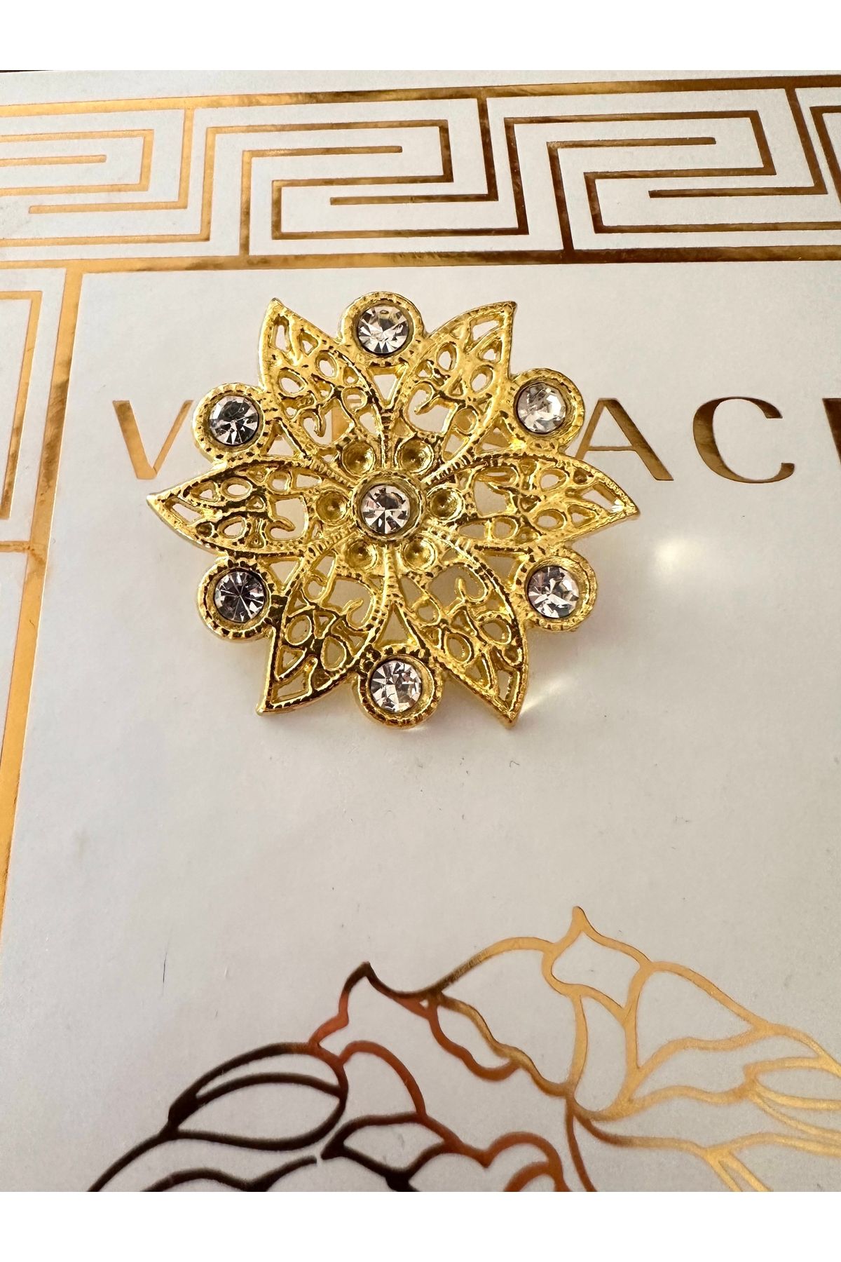 ODDA TASARIM ATÖLYESİ-Full Yellow Design Motif Special Purpose Use Convenient Button - 5.5 cm 4