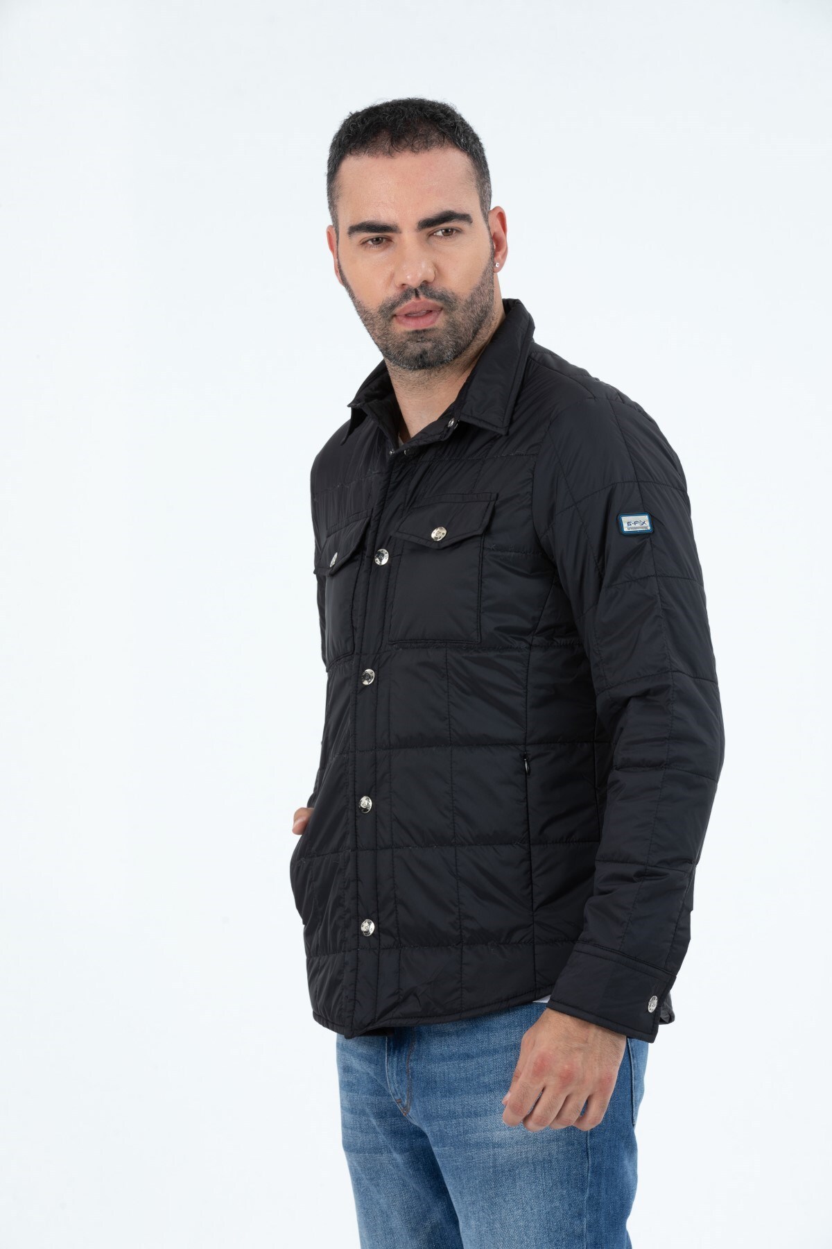 ژاکت مردانه مشکی G-FOX | GFX9622 اورجینال - تصویر 2