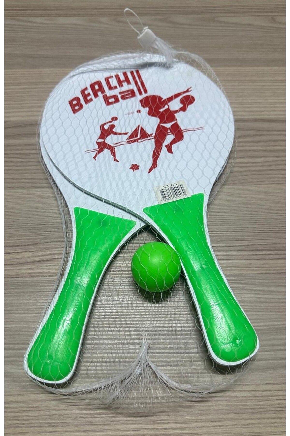 CARNIVAL LAND-Quality Ball Net Tennis Racket Set for Beach and Pool - 2 Rackets + 1 Ball 4