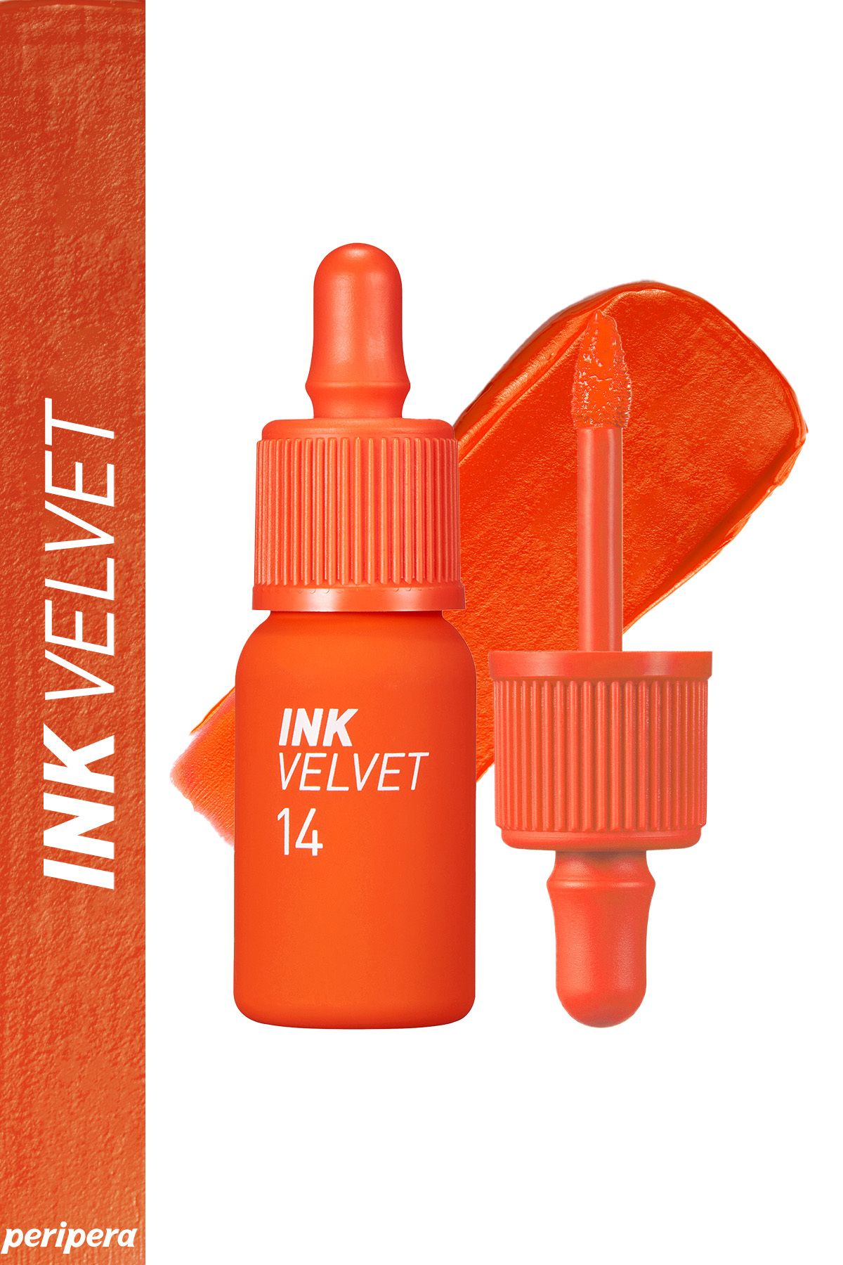 PERIPERA Высокопигментированный бархатный оттенок, стойкий на весь день Peripera Ink Velvet (14 Inkrush Orange) 6376