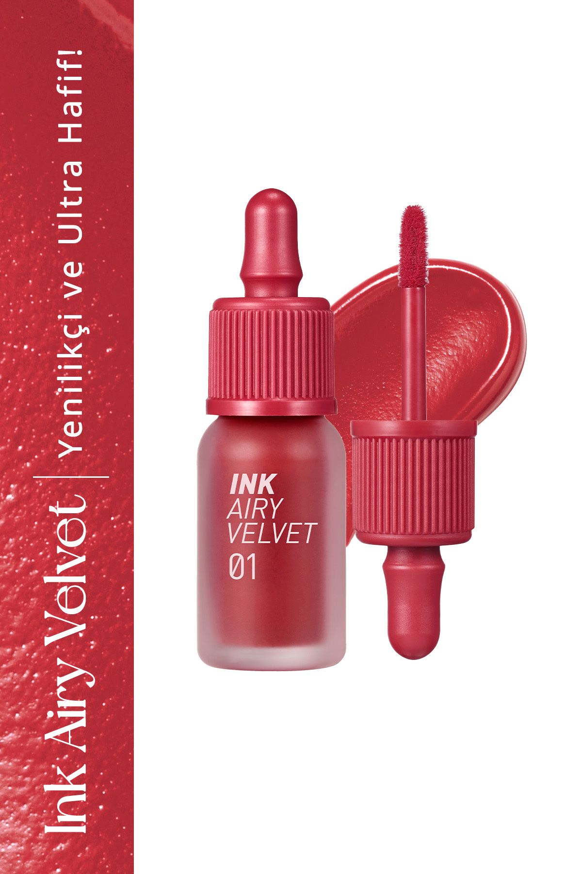 PERIPERA Стойкая и легкая формула, оттенок Velvet Finish Peripera Ink Airy Velvet (1 Hotspot Red) 6357