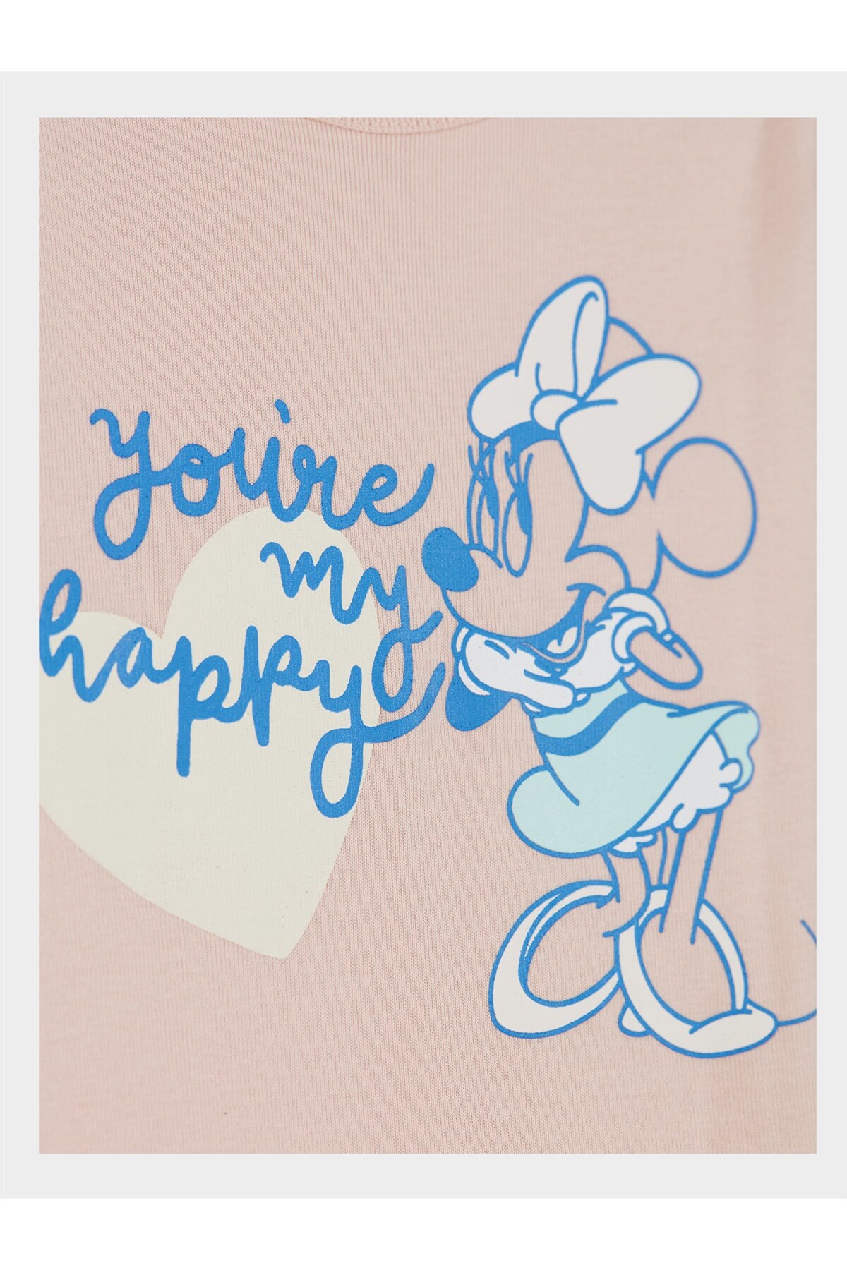 بادی نوزادی دخترانه صورتی MINNIE MOUSE | BMN20845-23Y1 اورجینال - تصویر 3