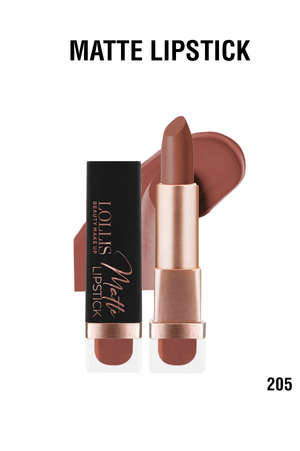 رژ لب مات 205 / رژ لب مات 205 Lollis