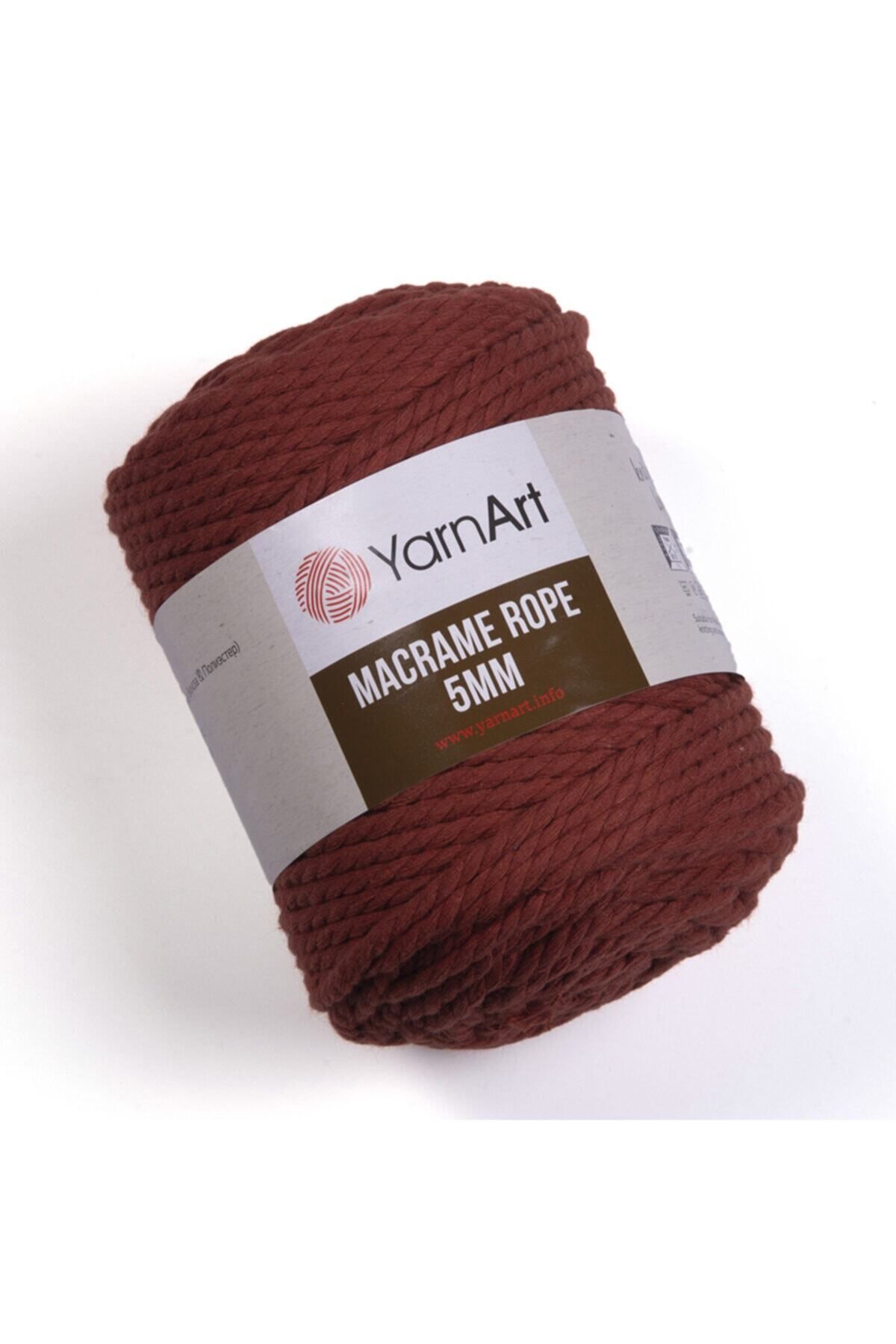 Yarnart Funie Macrame 5 Mm - Tigla De Frânghie Tricotată Manual Macrame-785 - One Size