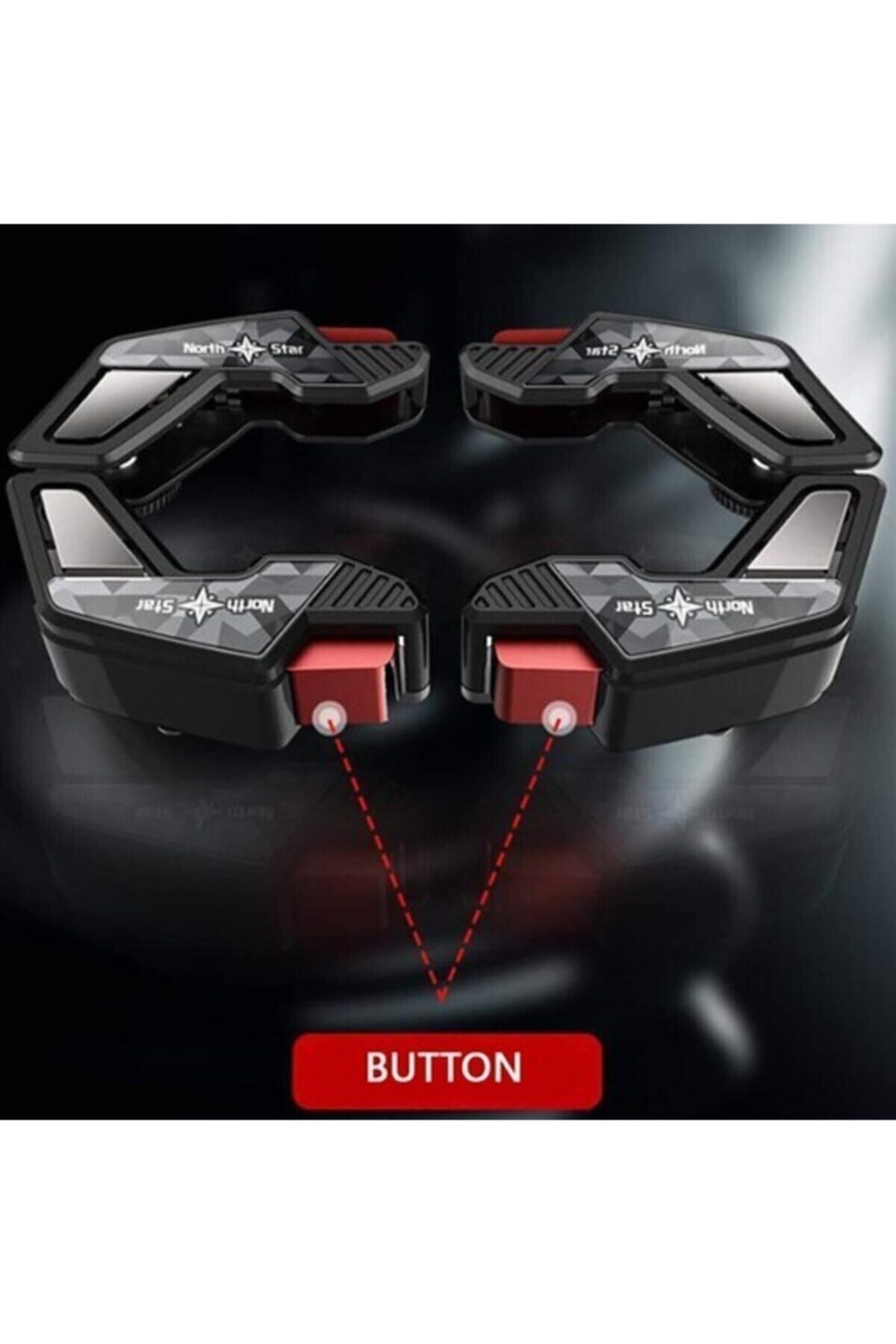 Asfal-Game Trigger with Screw for Pubg Console - North Star Fire Trigger Key with Finger Gloves 6