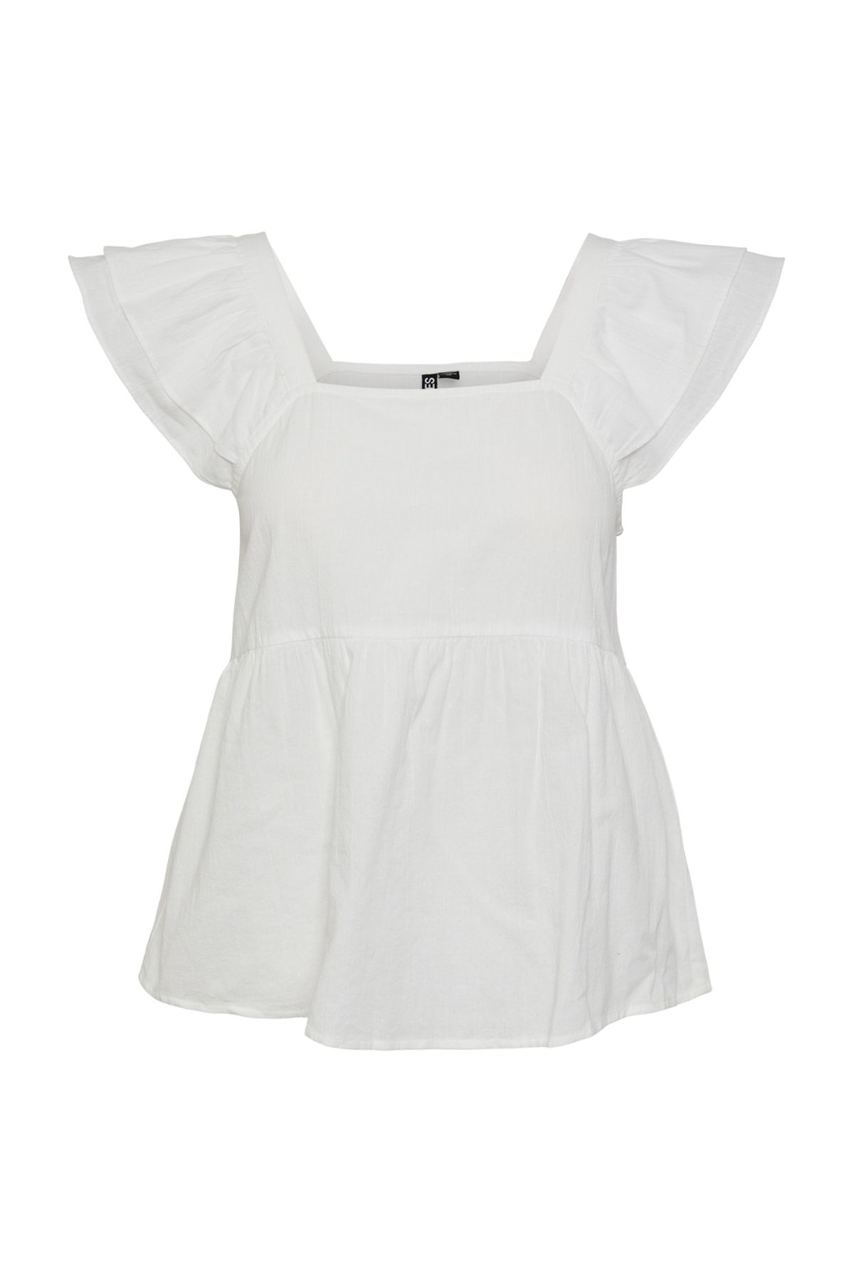 PIECES-PCMILLA SL FLOUNCE TOP - Bequeme Passform 2