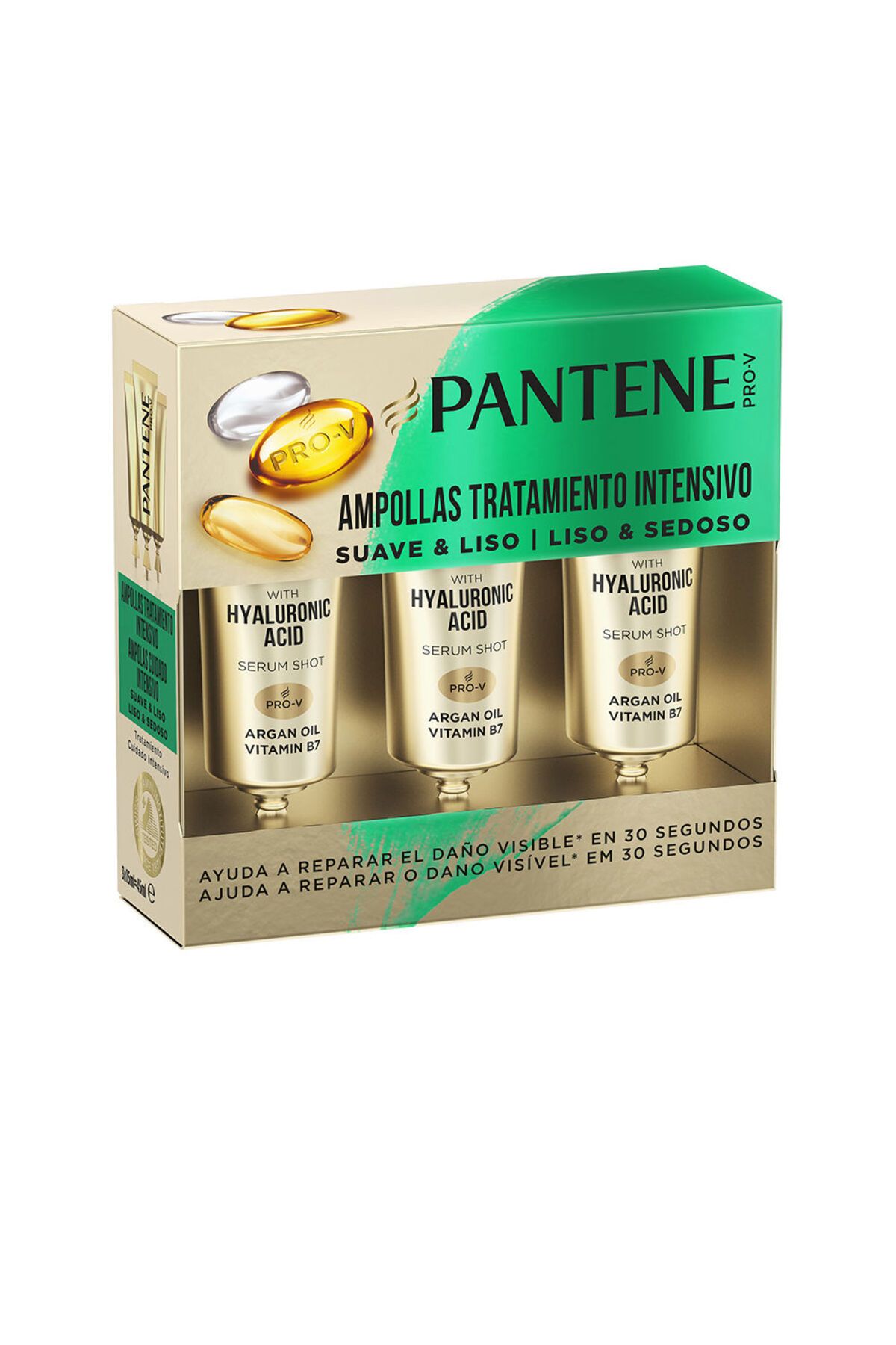Pantene-Soft & Smooth Ampullen 3 X Pantene 15 ml 1