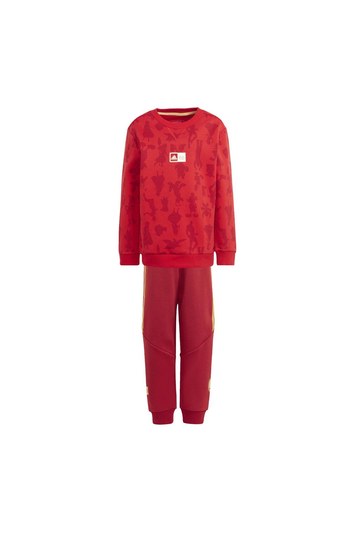 adidas In7291 c Lk Dy 100 JogC Kids Tracksuit Set Red Trendyol