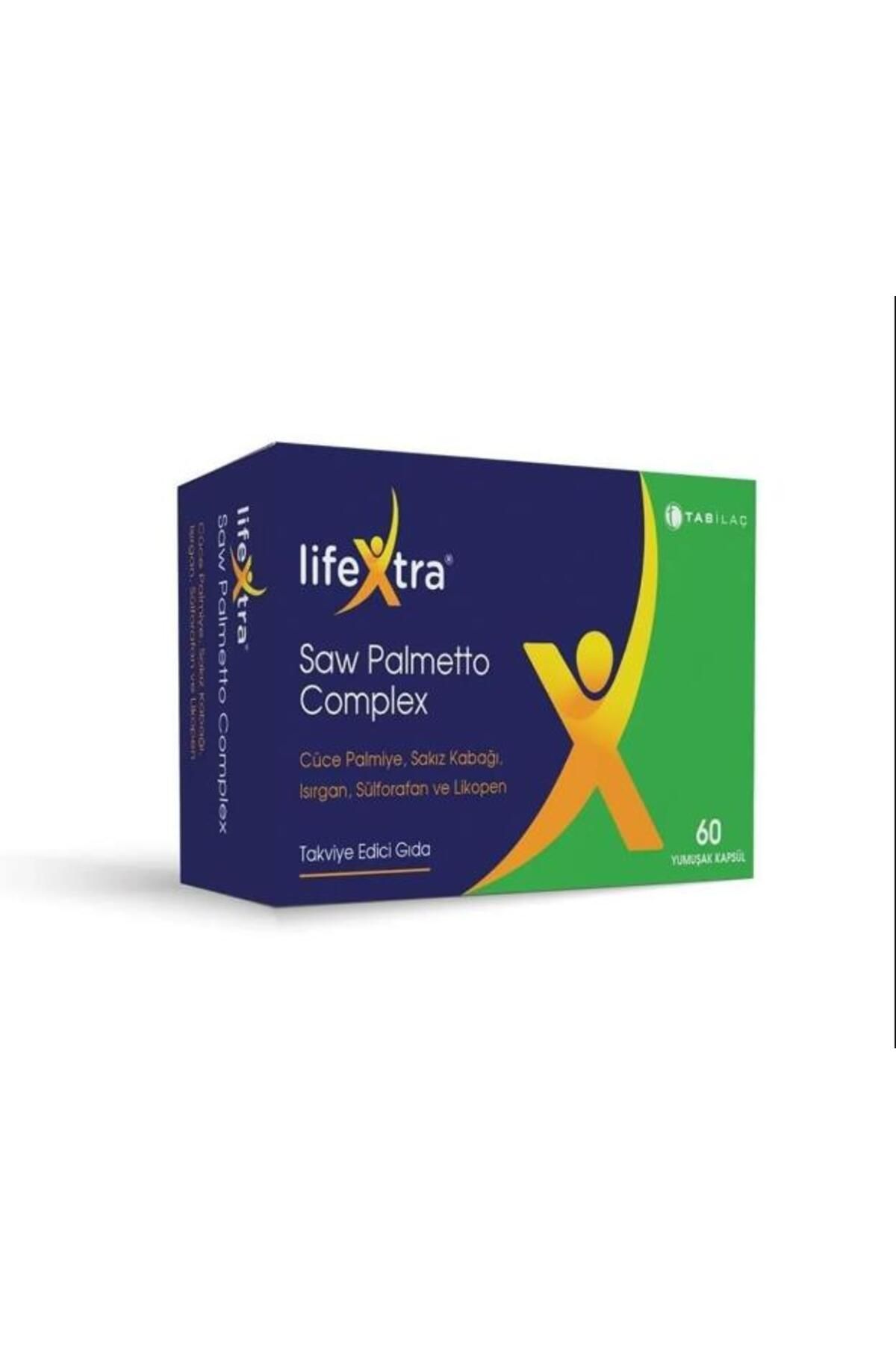 TAB İlaç Sanayi A.Ş Lifextra Комплекс Saw Palmetto, 60 мягких капсул 8680133001819