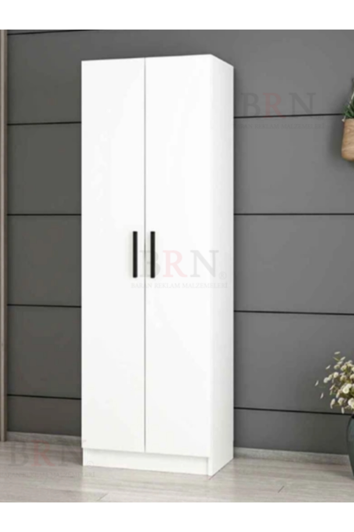 BRN Reklam-Glossy White Table Cabinet White Goods Coating Foil Self-Adhesive 2