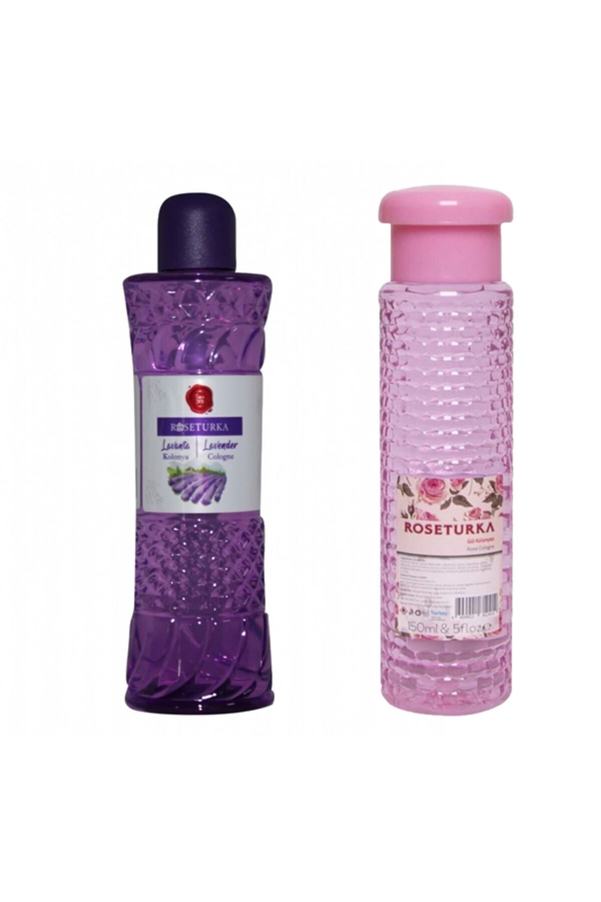 ست ادکلن Roseturka Isparta (150 میلی لیتر رز-150 میلی لیتر اسطوخودوس) Rose Turka