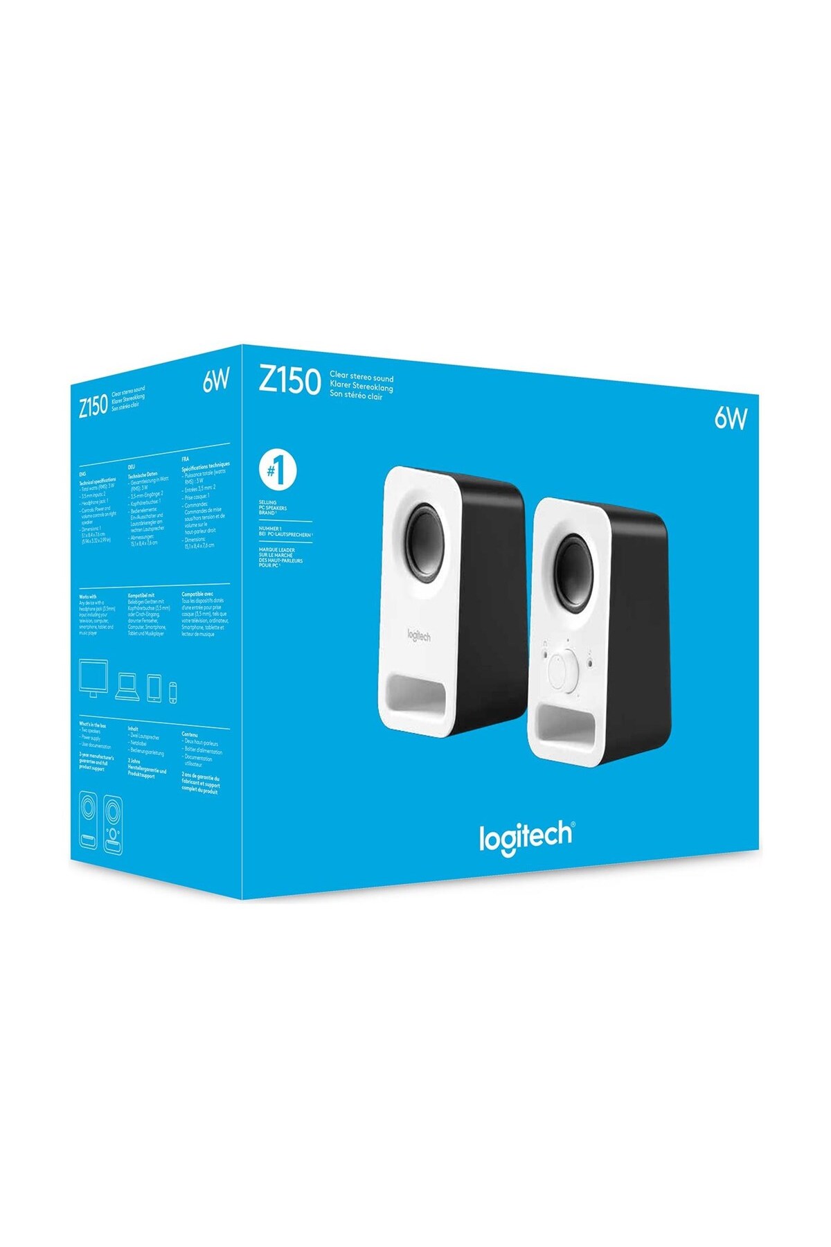 logitech Logıtech Z150 2.0 Multımedıa Hoparlör Beyaz 980-000815