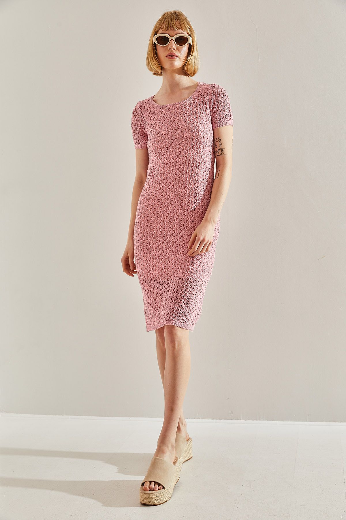 Bianco Lucci-Rochie de dama ajurata - Design captusit 6