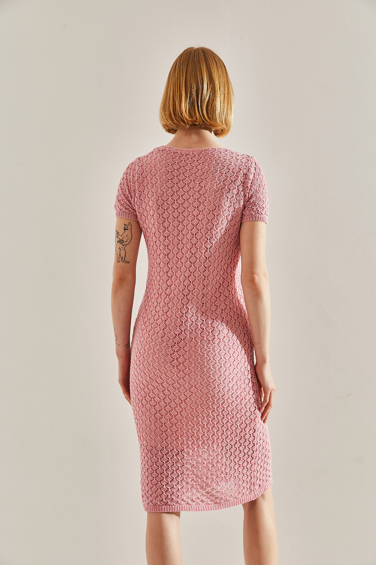 Bianco Lucci-Rochie de dama ajurata - Design captusit 5