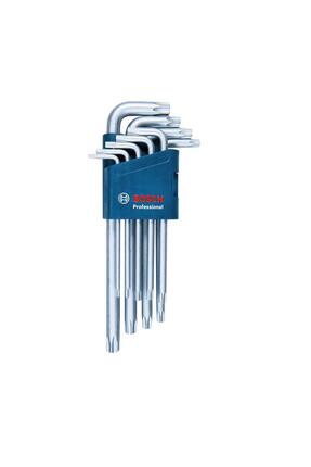Bosch Professional Alyan Anahtar Takım Torx 9 Parça - 1600a01th4