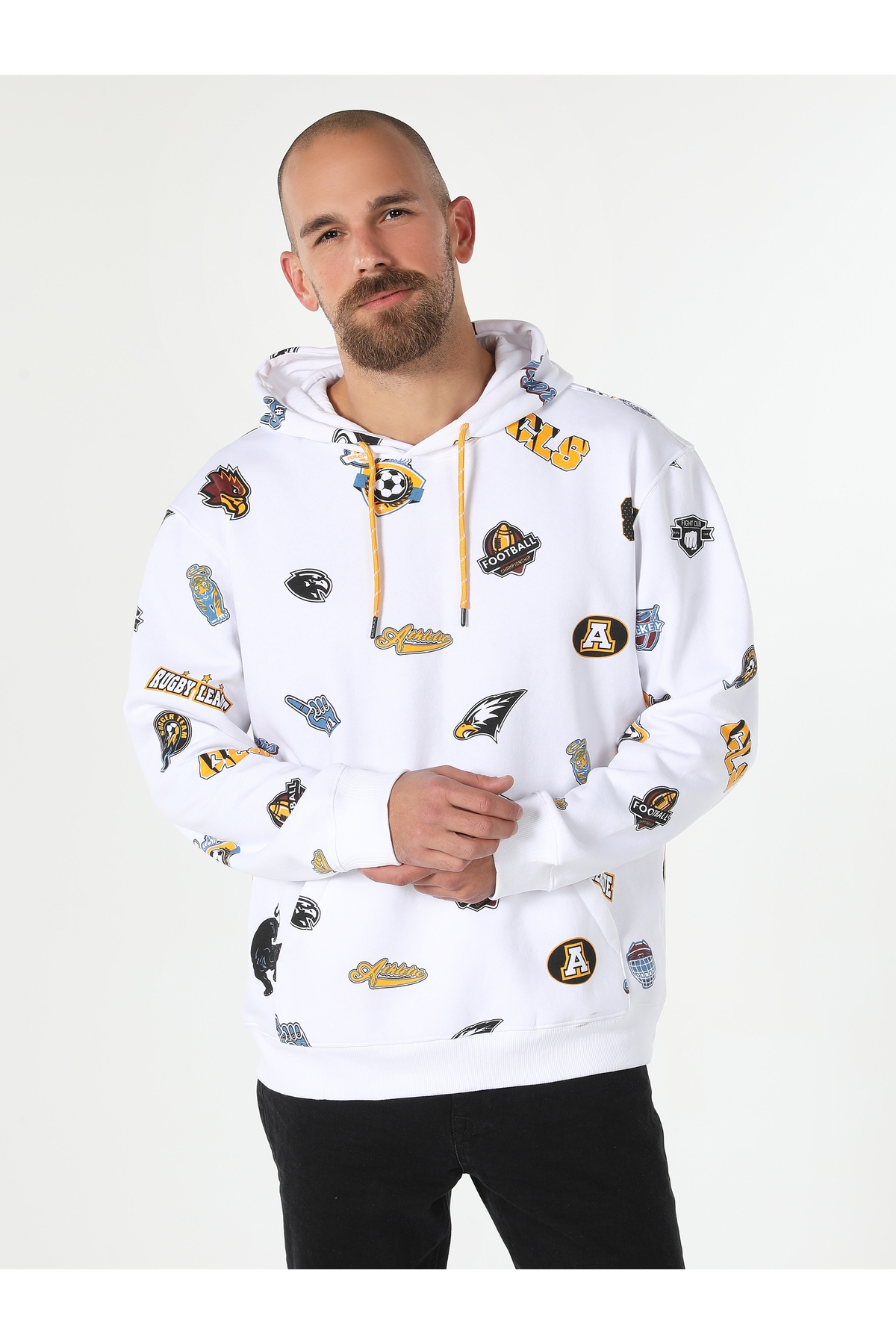 سویشرت مردانه کولینز | .CL1061644_Q1.V1_WHT Colin’s - Image 3