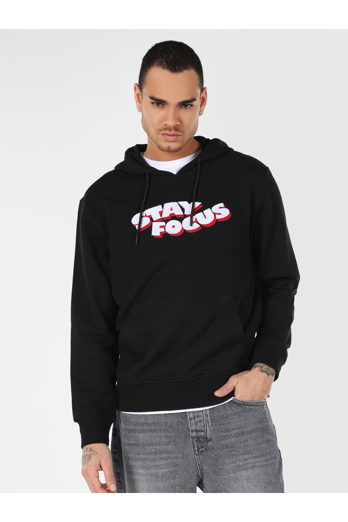 سویشرت مردانه کولینز | .CL1061698_Q1.V1_BLK Colin’s - Image 8