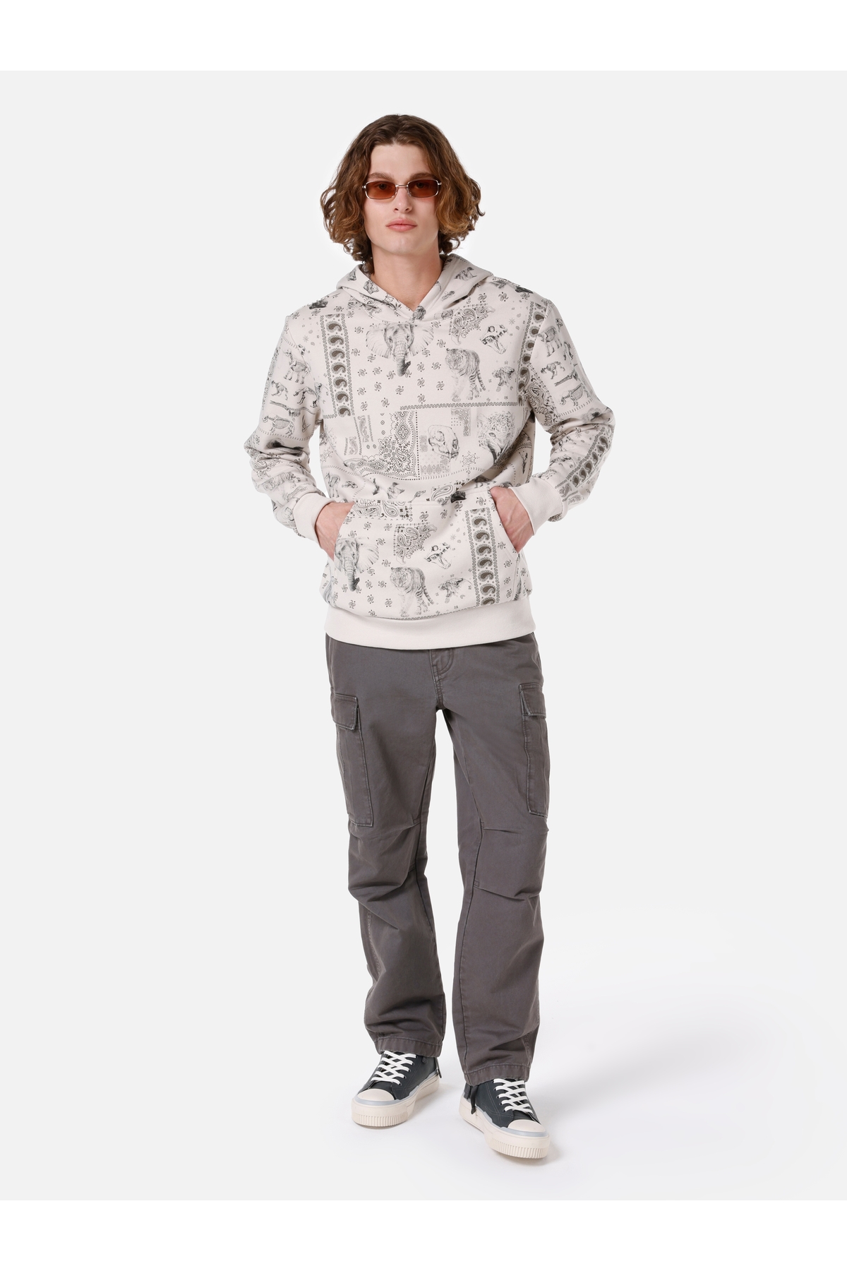 سویشرت مردانه کولینز | .CL1061752_Q1.V2_BEI Colin’s - Image 3