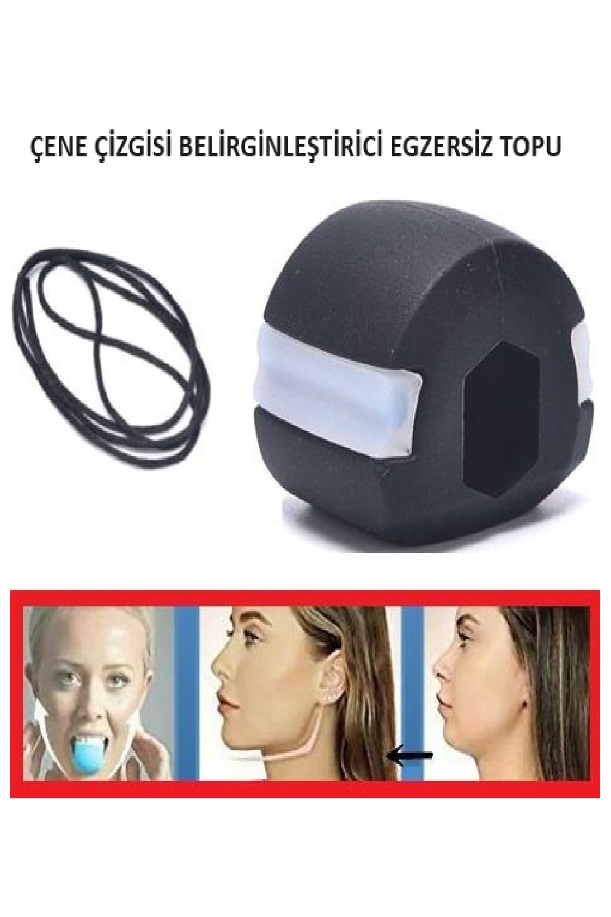 optana Yüz Egzersiz Topu Çene Çıkarıcı Çene Boyun Kası Güçlendirme