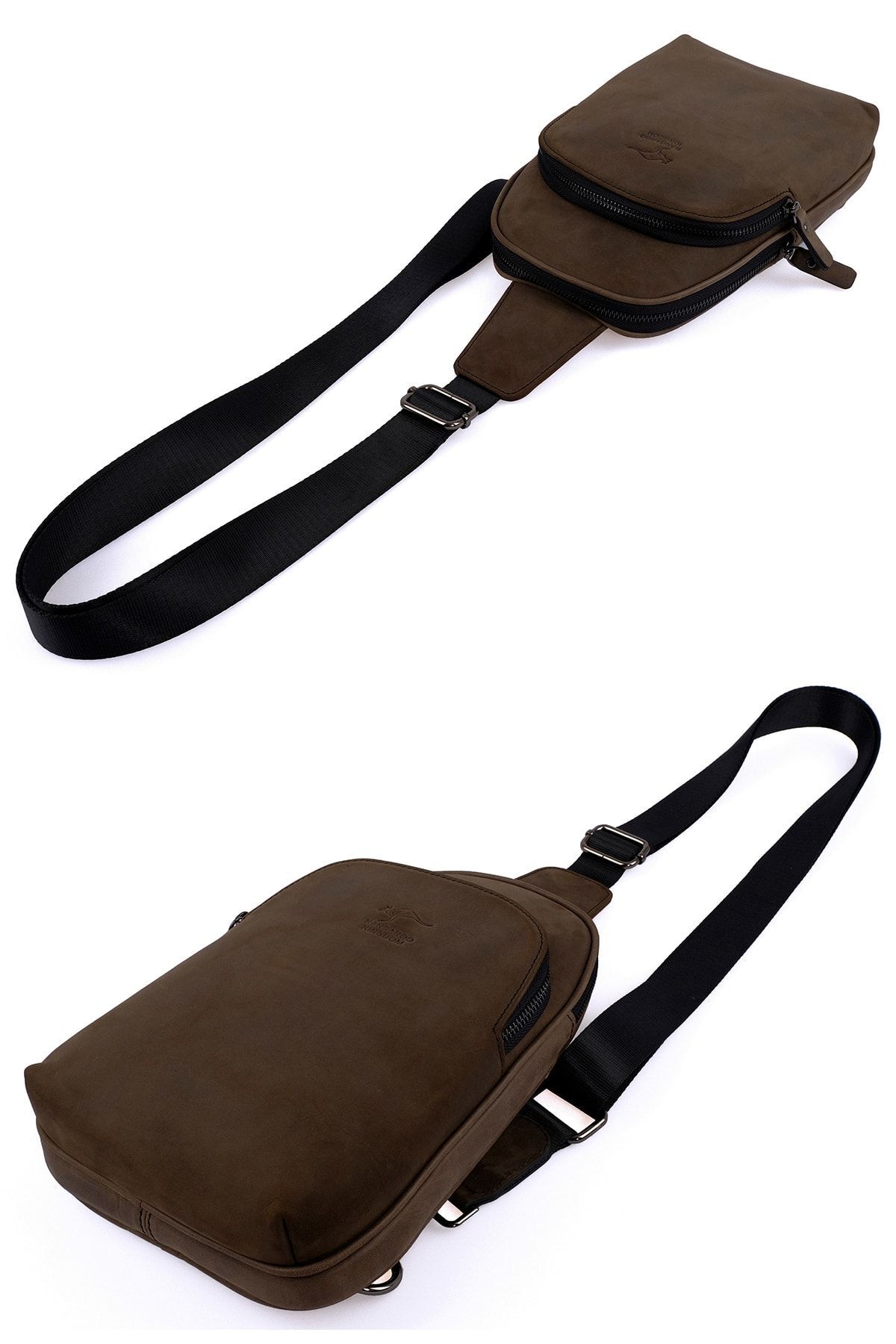 کوله پشتی زنانه خاکستری KANGAROO KINGDOM | 8155-Z اورجینال - تصویر 6