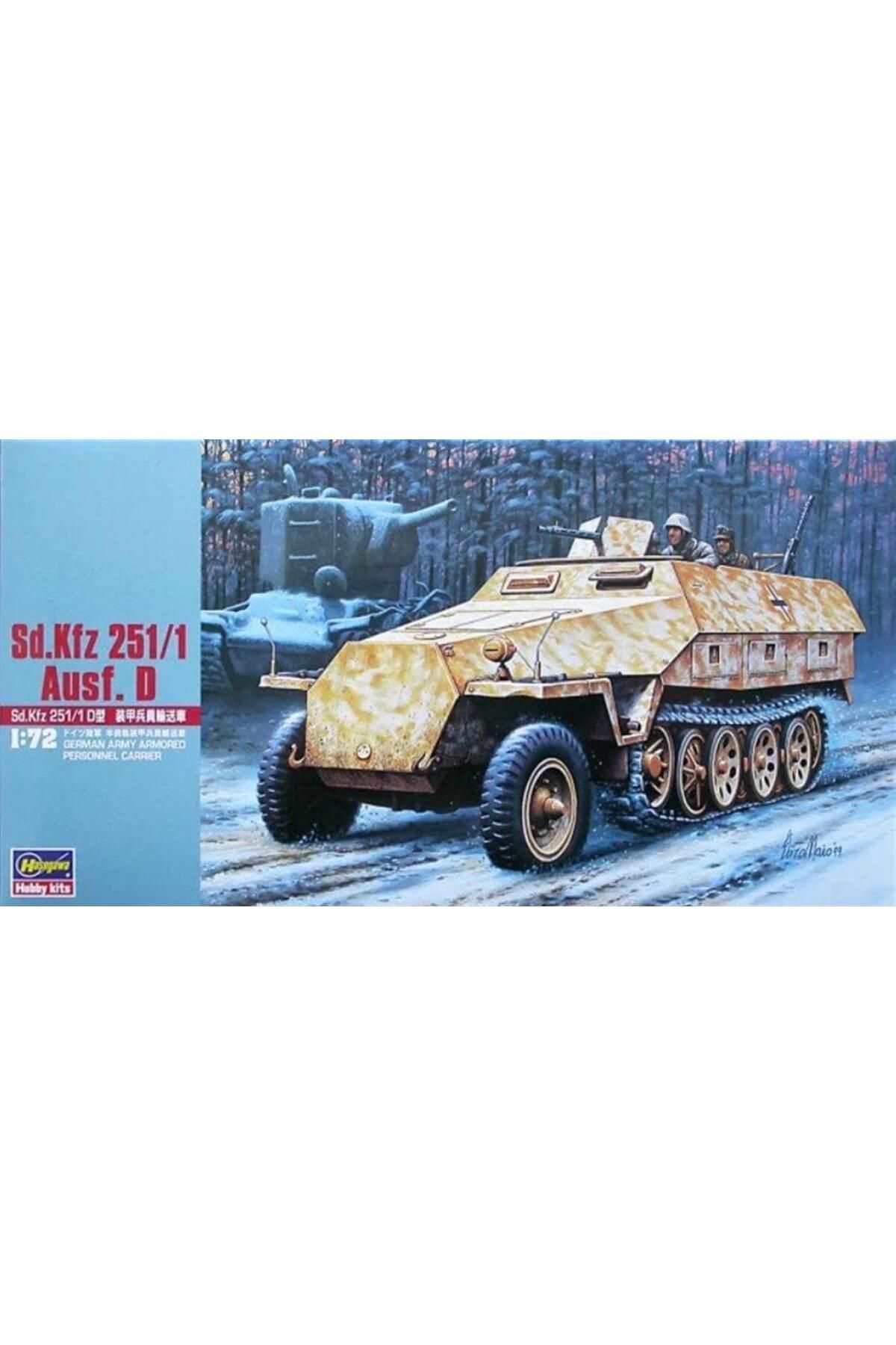 ماکت مردانه و زنانه مقیاس MT44 1 72 SD.KFZ 251 AUSF. D کیت مدل پلاستیکی حامل پرسنل Hasegawa