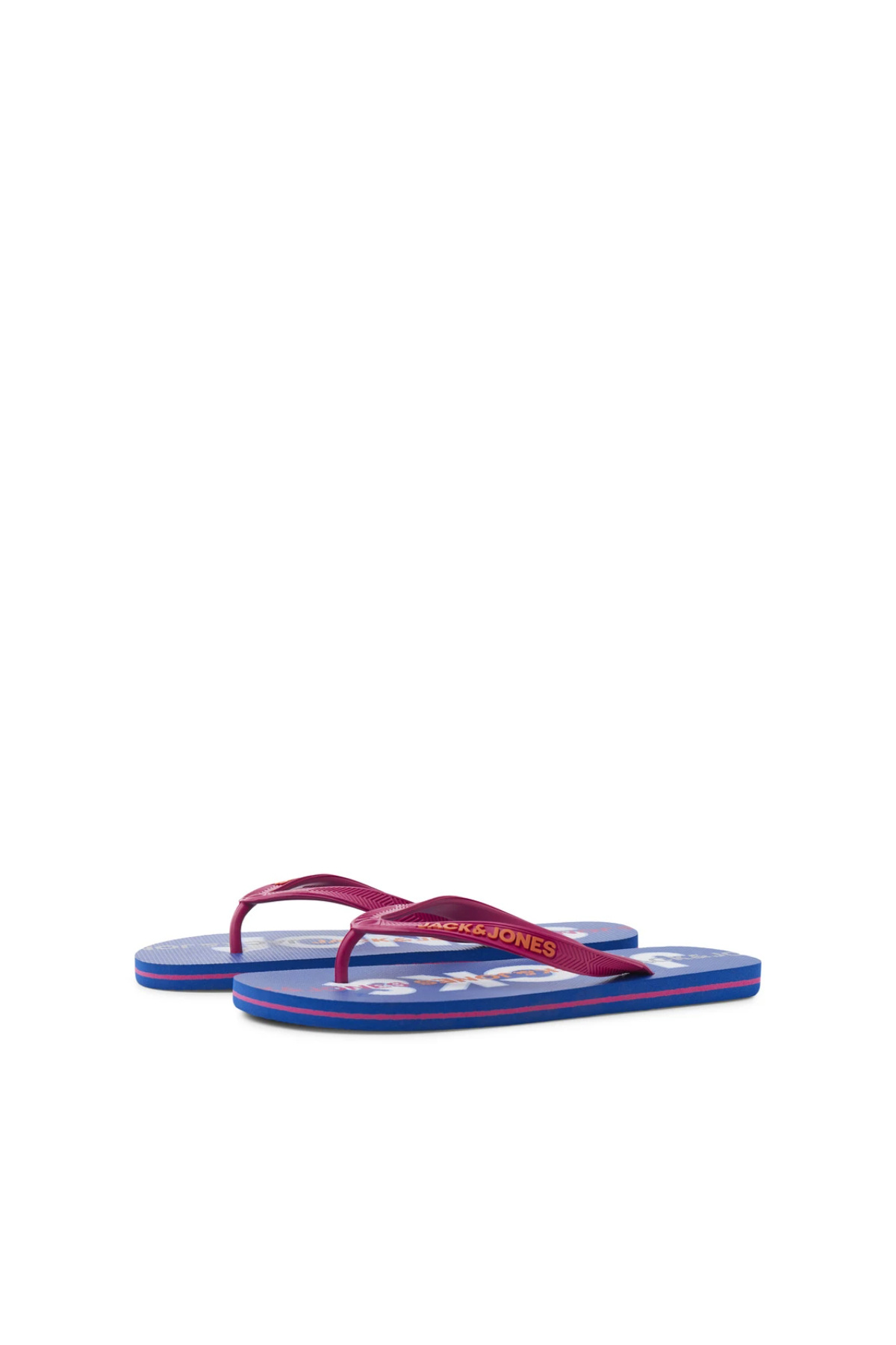 دمپایی جک اند جونز مردانه  آبی  راسته      لباس خانگی | Jack & Jones 24YW21000121 TR - تصویر 4