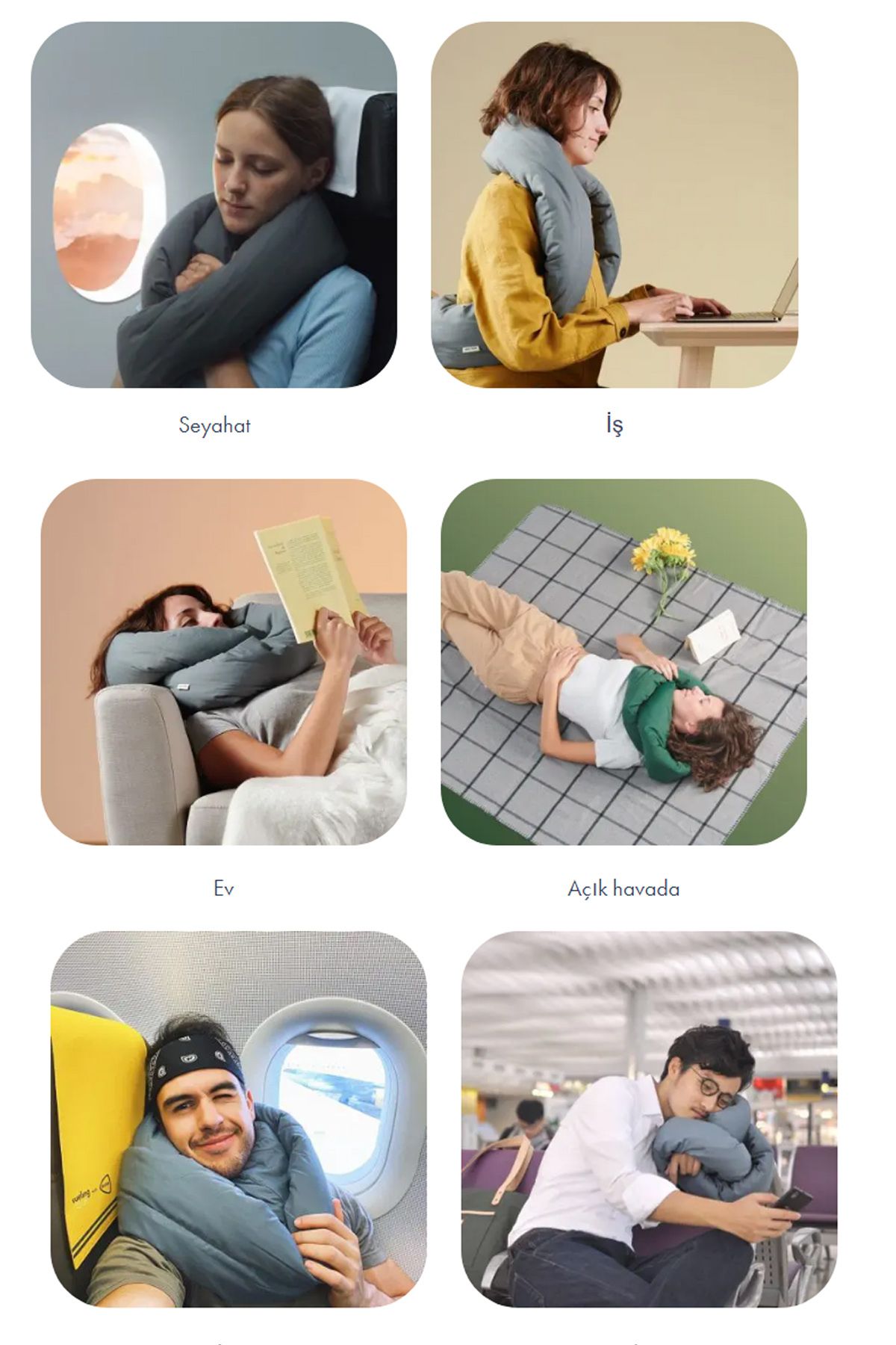 Ferdys-VERSATILE TRAVEL PILLOW, TRAVEL NECK PILLOW, MULTI-PURPOSE PILLOW 2