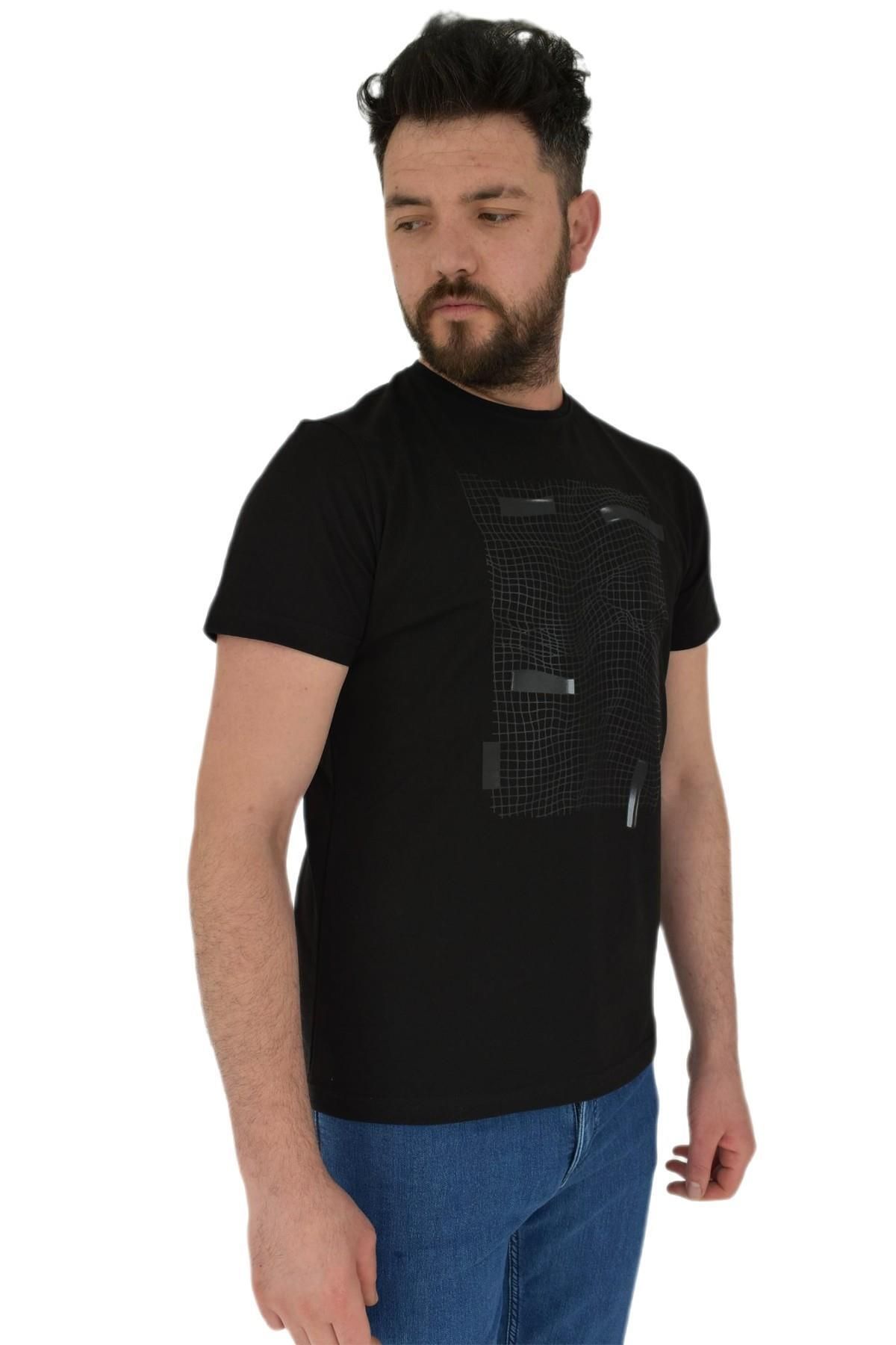 DYNAMO-Men's Printed Crew Neck T-Shirt 2383 Bgl-st02825 3