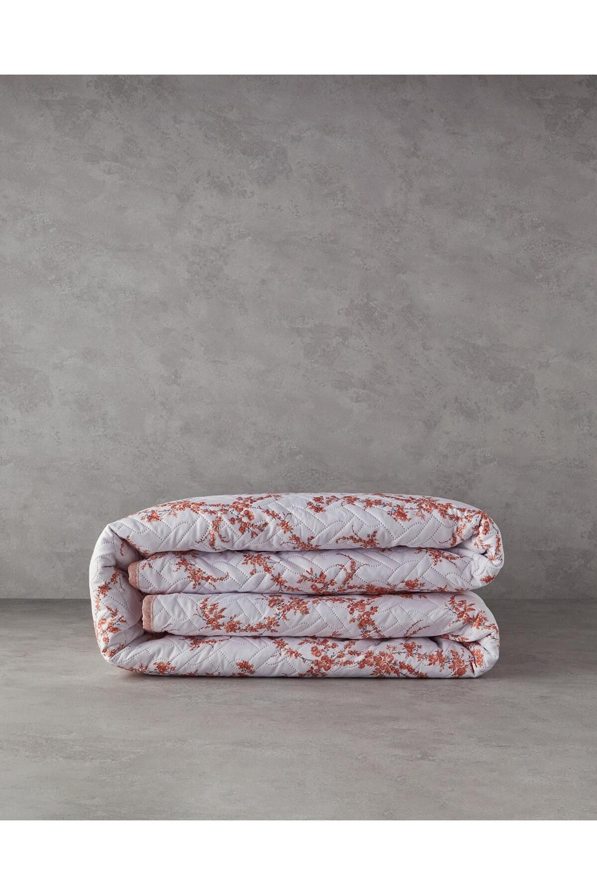 English Home-Scroll Flowers Orange Blanket - Double and Multi-Purpose 4