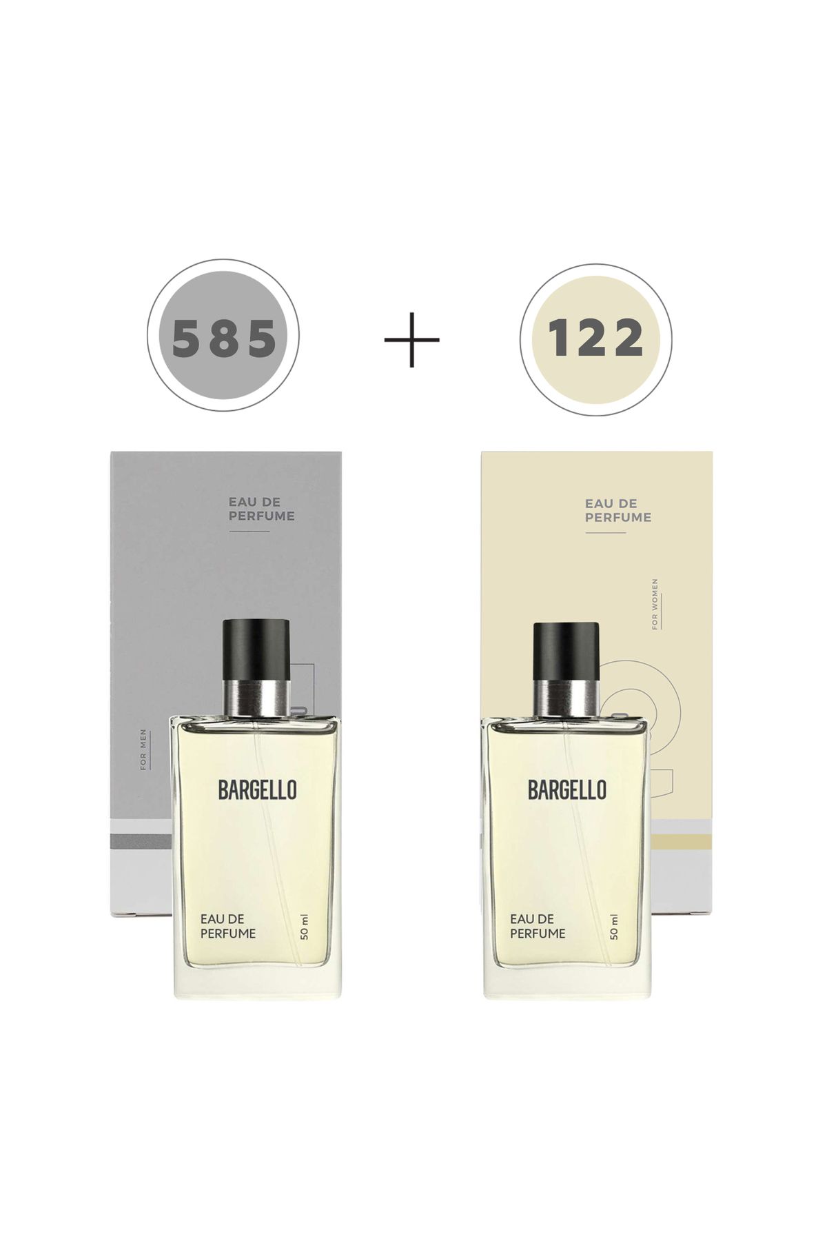 585 عطر مردانه 50 میلی لیتری Edp Floral + Bargello edp 122 Oriental Perfume Bargello