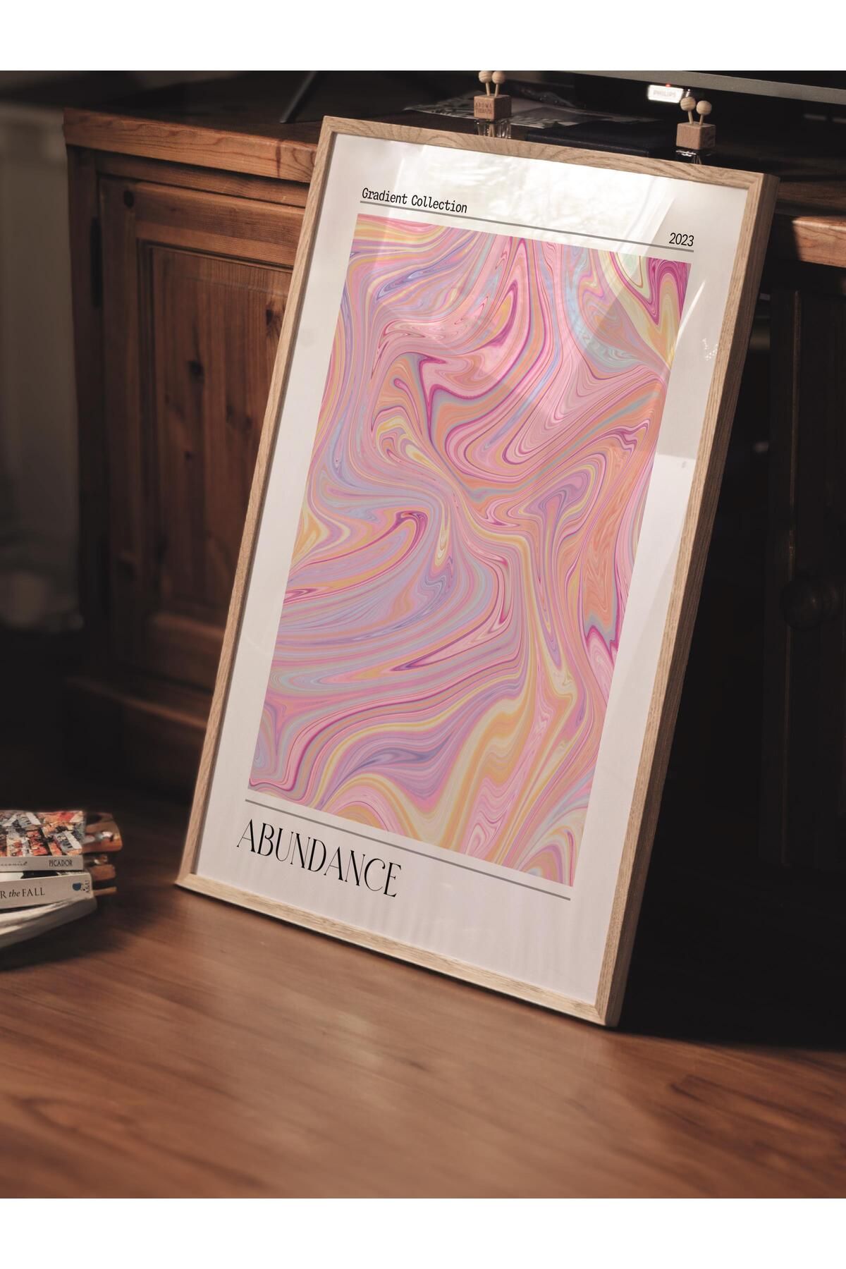 Postifull-Aura Series No:188 - Colorful Unframed Poster with Angel Number 4